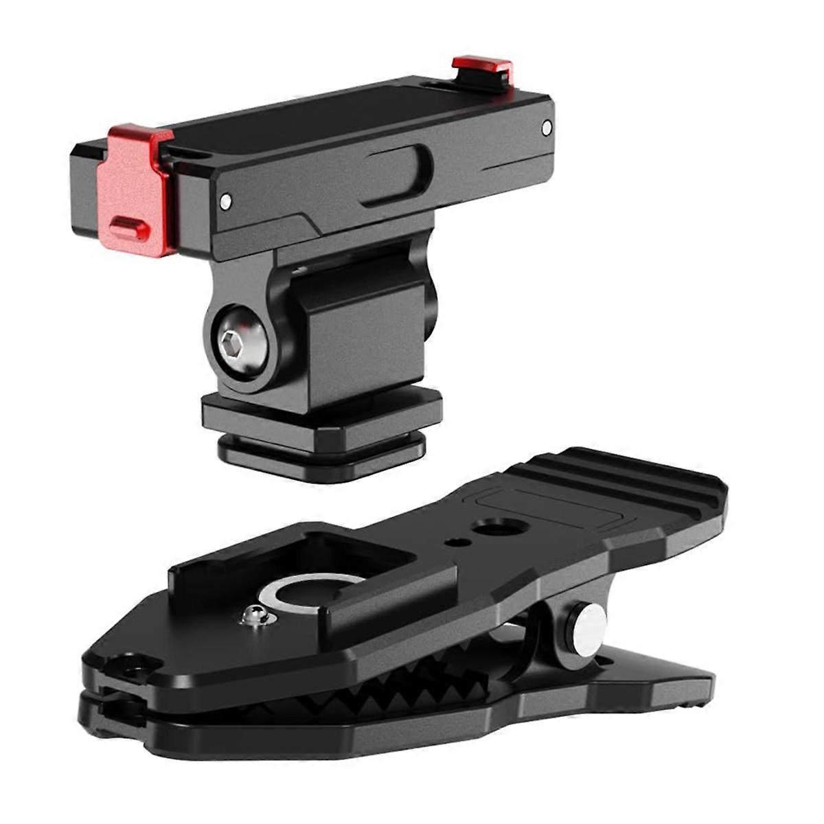 For GO3S/3 Magnetic Quick-Release Cold Shoe to Shoulder Strap Clip Multi-Angle Adjustment Fixed Bra