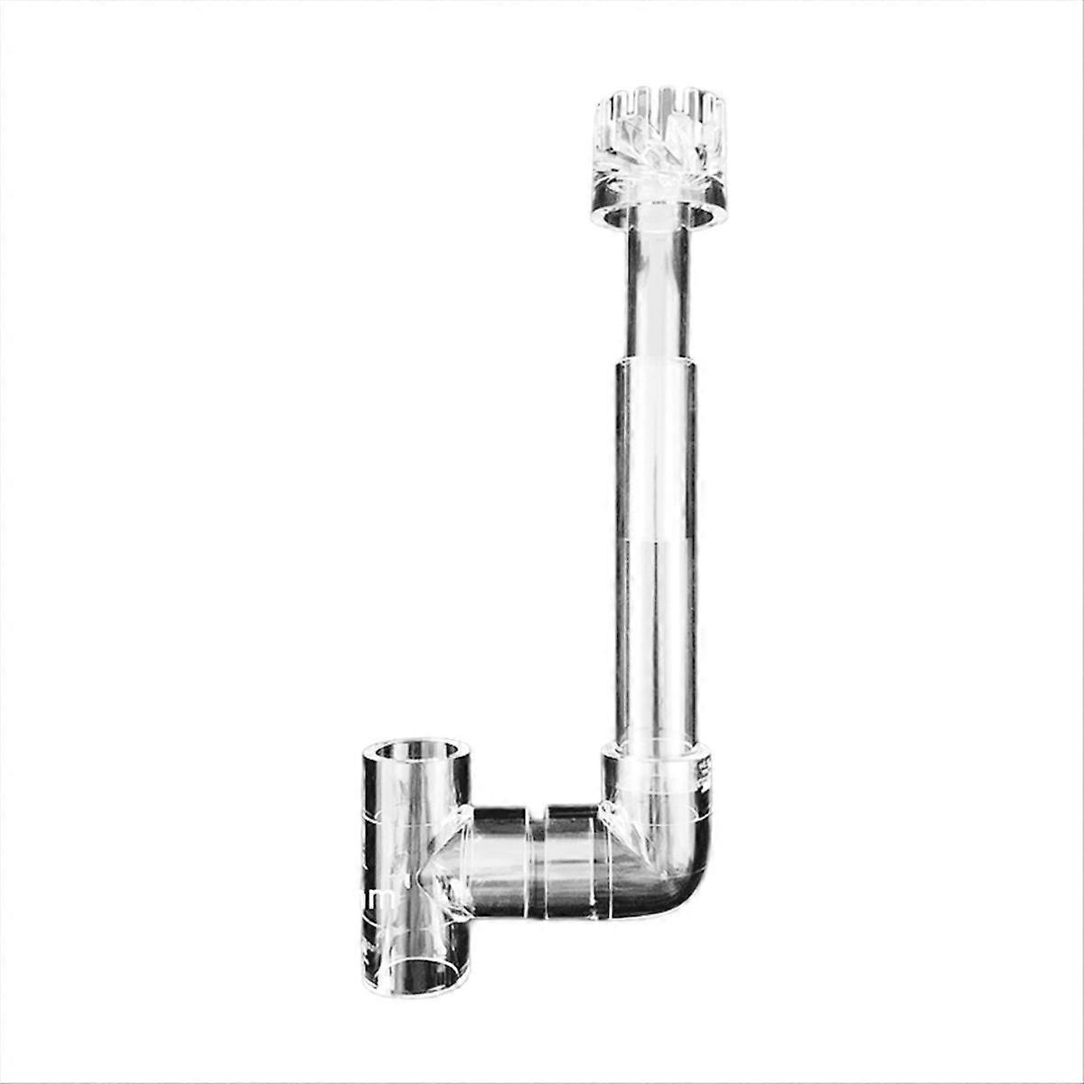 Clear Aquarium Skimmer Pipe Spins Inflow Outflow 25mm