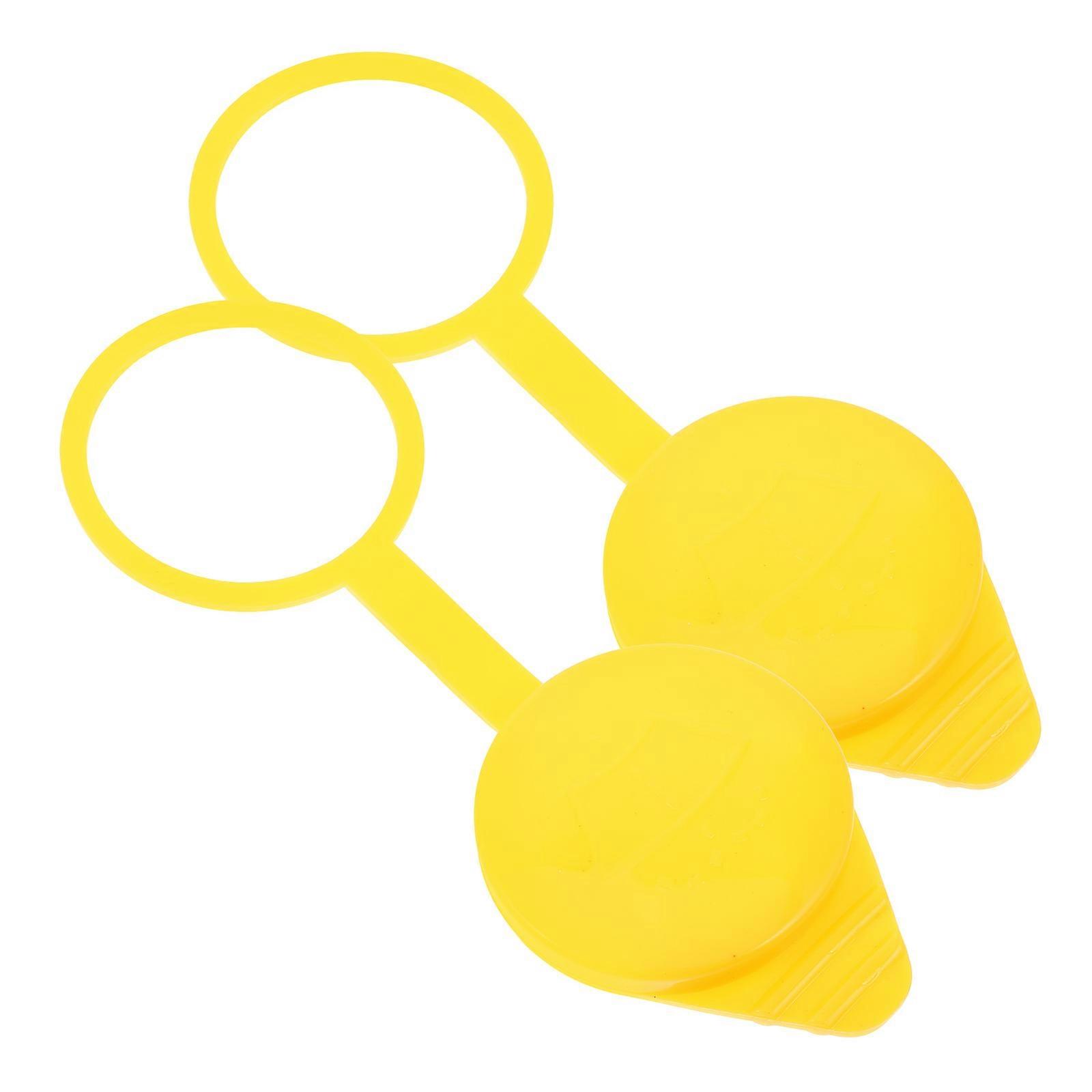 Washer Fluid Cap Plastic Replacement for Windshield Washer Fluid Reservoir 2Pcs