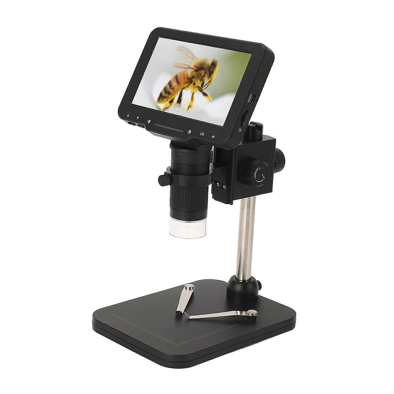 Digital Electron Microscope 5in IPS 1080P HD USB Camera 10X-1000X