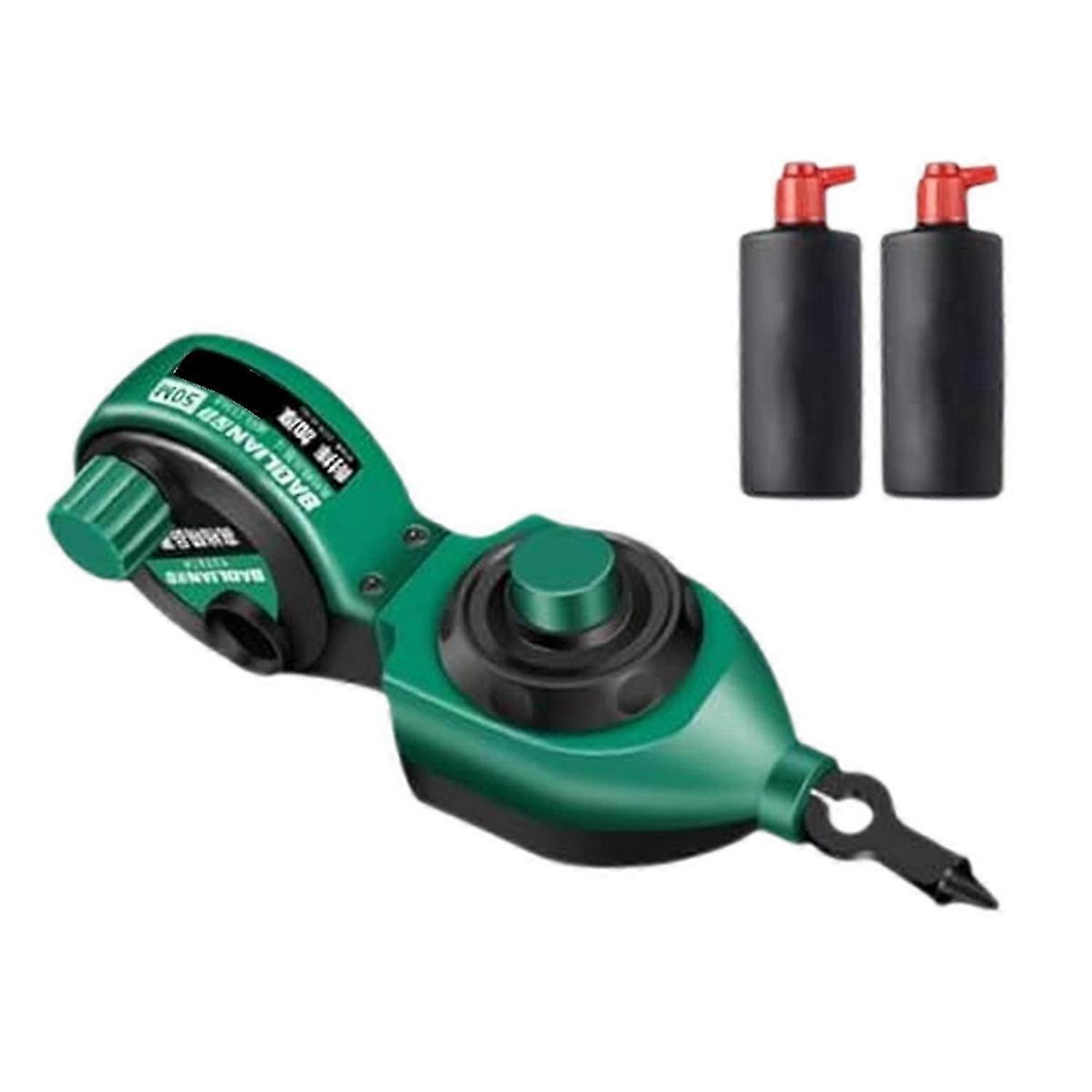 Ink Scriber Line Carpenter Tool, Woodworking Line Marker Tool with Manual Winding for Wood and Brick