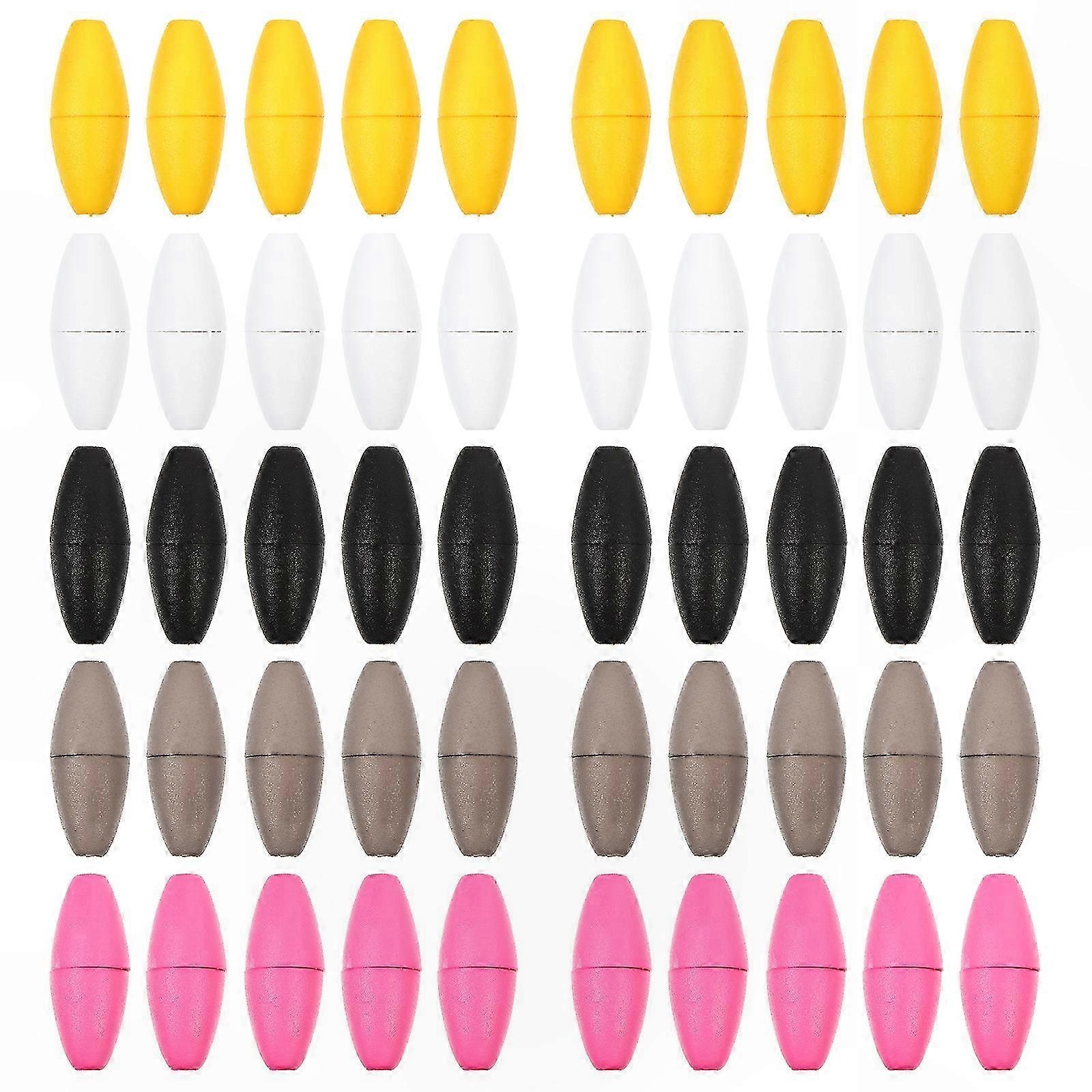 50-pack plastkopplingar med brytbart spänne för säkerhetsspännen