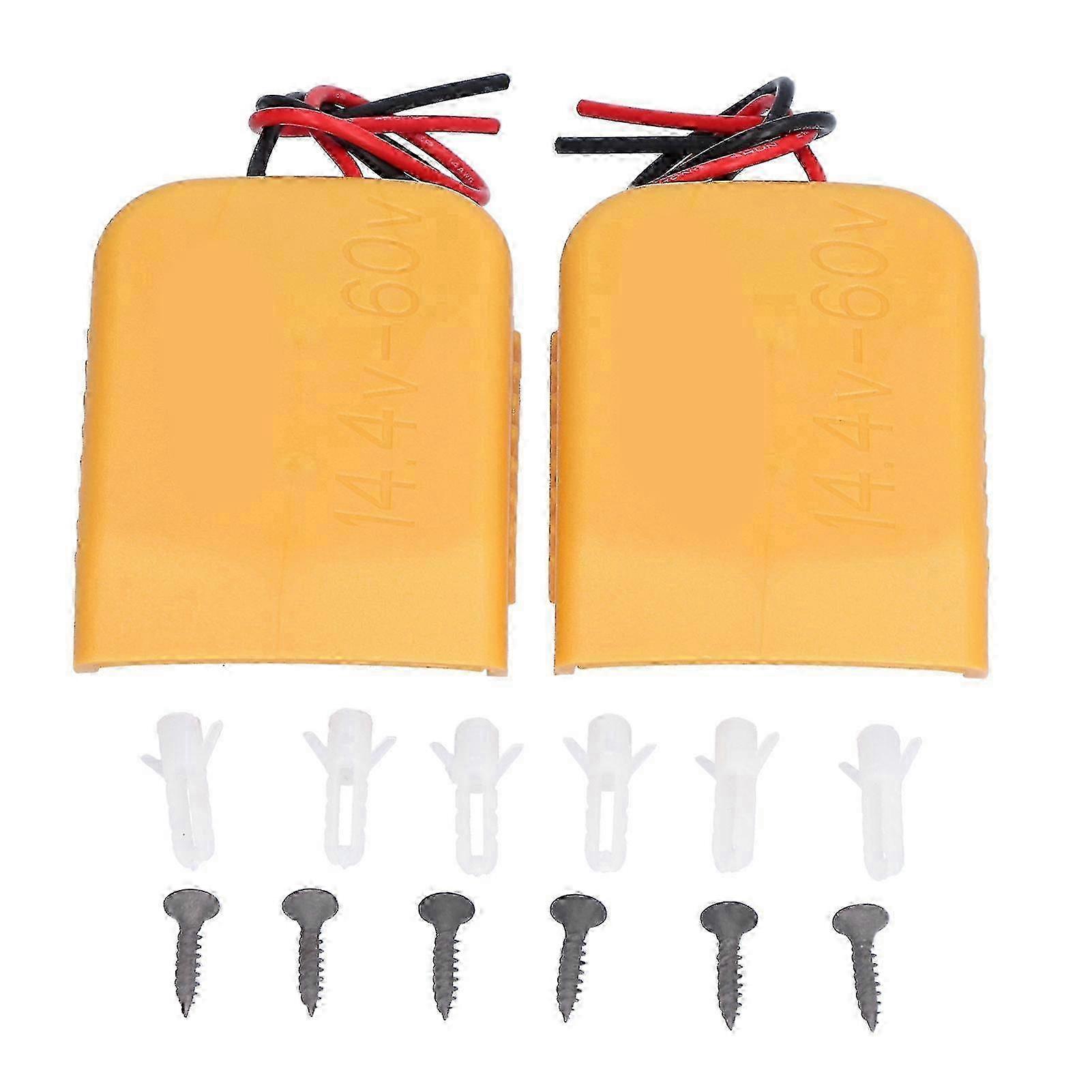 Battery Adapter Dock Power Mount Connector with 14 Gauge Wire DIY Electrical Supplies 14.4‑60V
