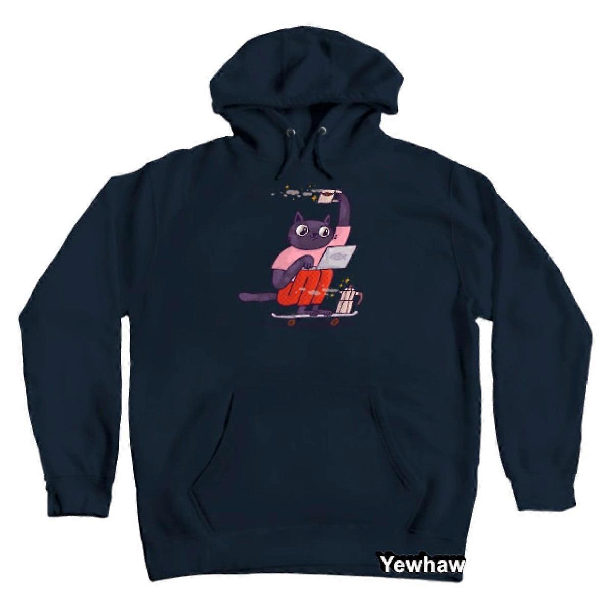 Multitasking Hoodie Cat Unisex Sweatshirt Pullover With Pocket