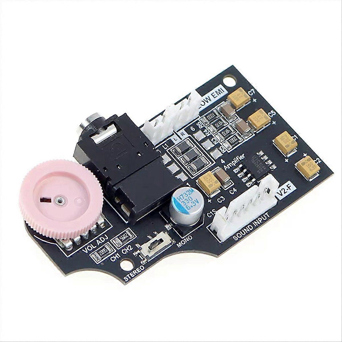 For High Quality DualChannel Volume Audio Board for Game Gear Using Audio Capacitors 2 Volume Outpu