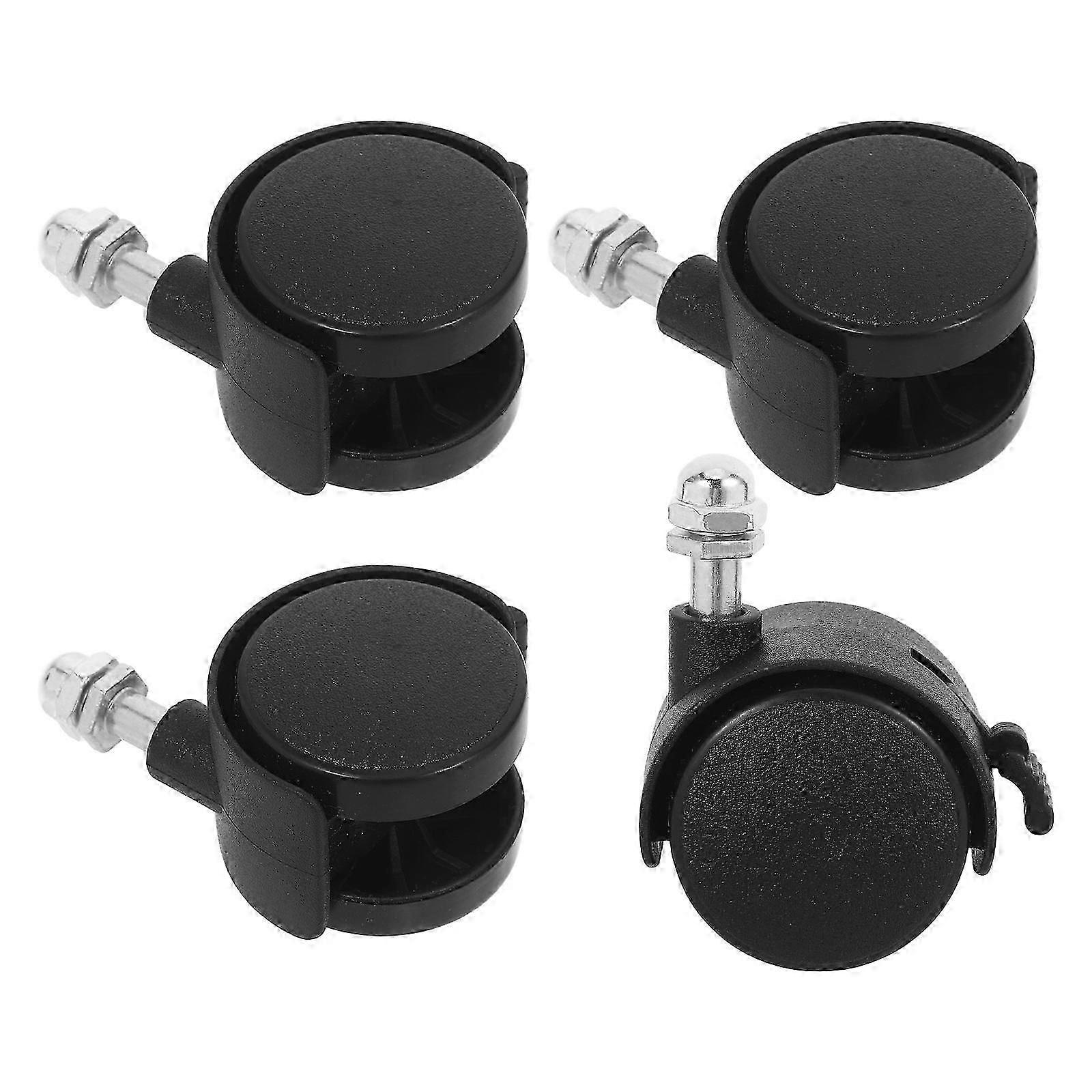 Casters For Oil Filled Radiator Heaters Replacement Wheel Round Shape PP Material Indoor Use Home Users 4Pcs