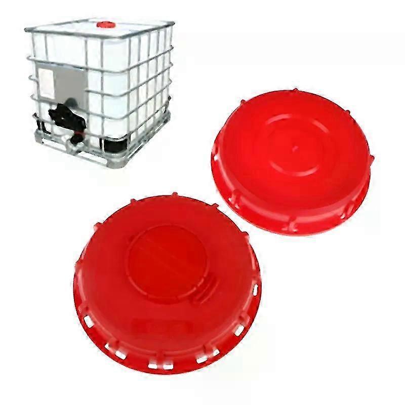 Red Plastic IBC Tank Lid for Water Liquid Storage with Cover Cap Adaptor Compatible Fitting System