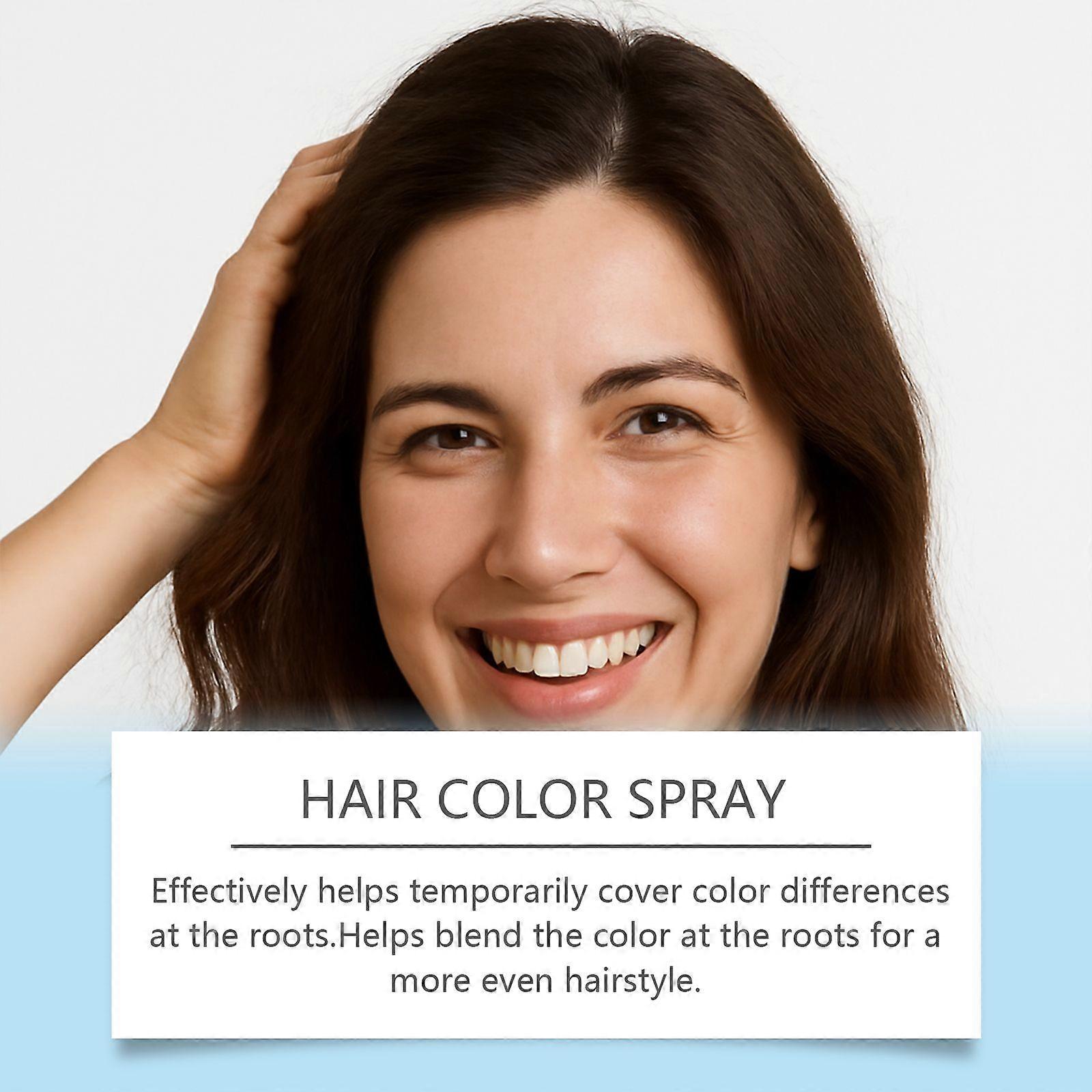 Disposable Color-Matching Spray (Black) Provides Long-Lasting Coverage, Is Easy To Clean And Portable, And Is Suitable For Daily Color-Matching Hair C