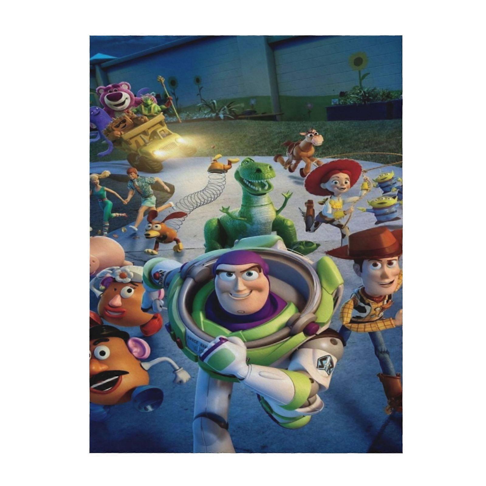 Toy Story Soft And Comfortable Throw Blanket Plush Lightweight Warm Plush Flannel Blanket And Throws For Couch Sofa Bed 80"X60"