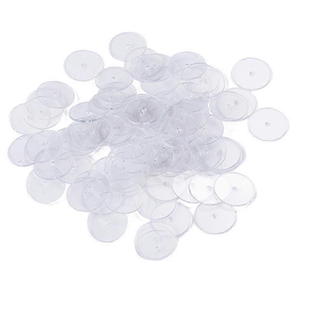 200Pcs Earring Back Disc Pads Secure Dangle Earrings Anti-Loss