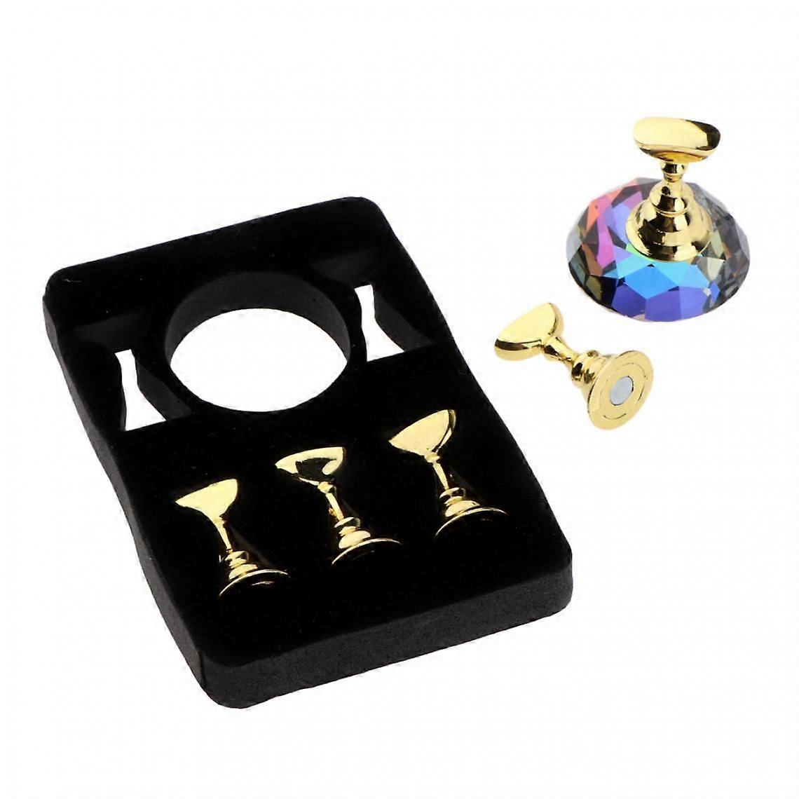 5pcs Nail Tip Holder Rack And Display Base For Practice Colored Crystal Base