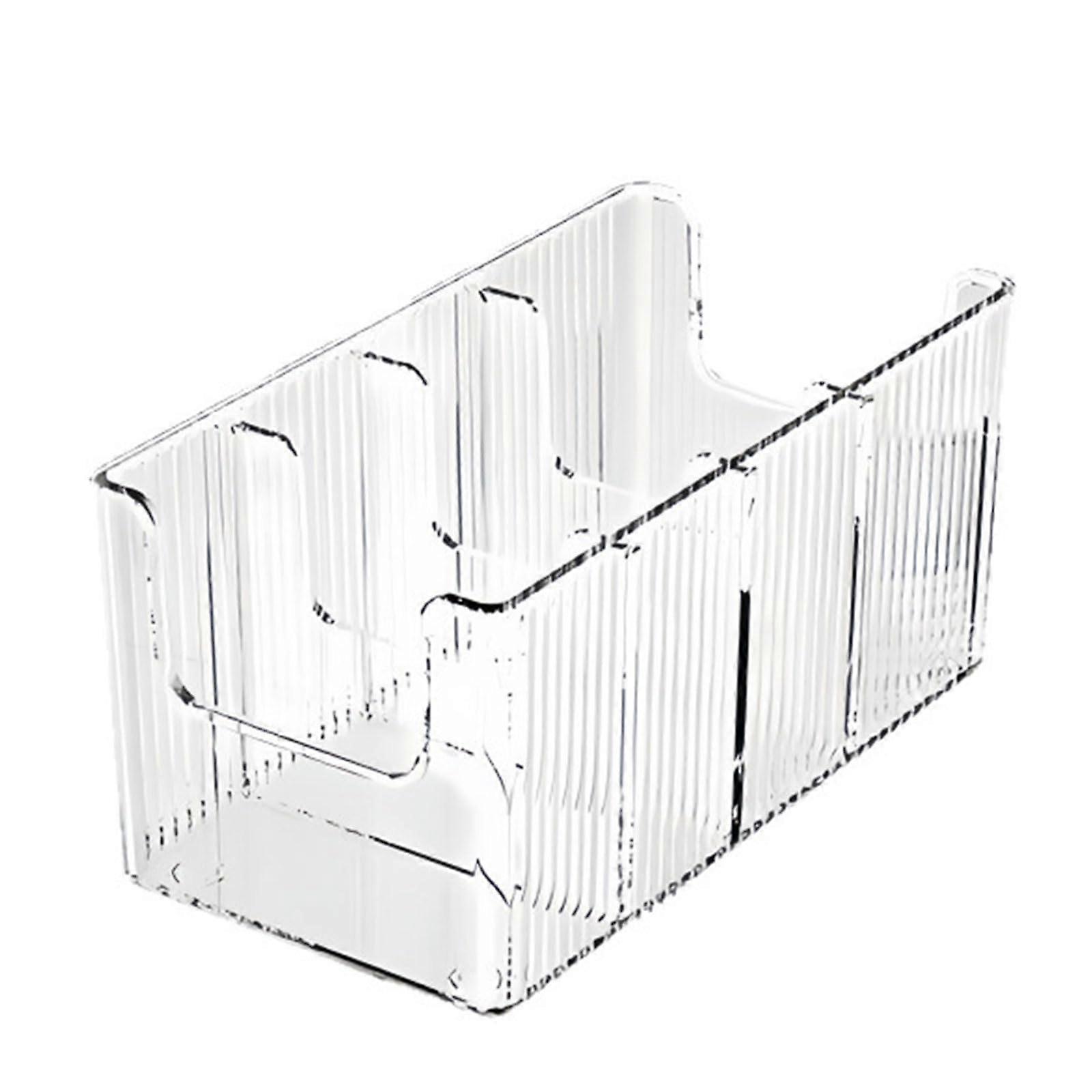 Clear Belt Tie Organizer  MultiSection Design, Multiple Compartments, Pet Storage Box, Closet Organizer