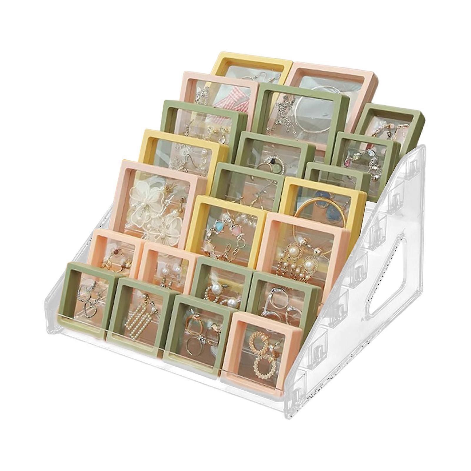 Acrylic Nail Gel Storage Organizer Multi Layer Transparent Display Rack For