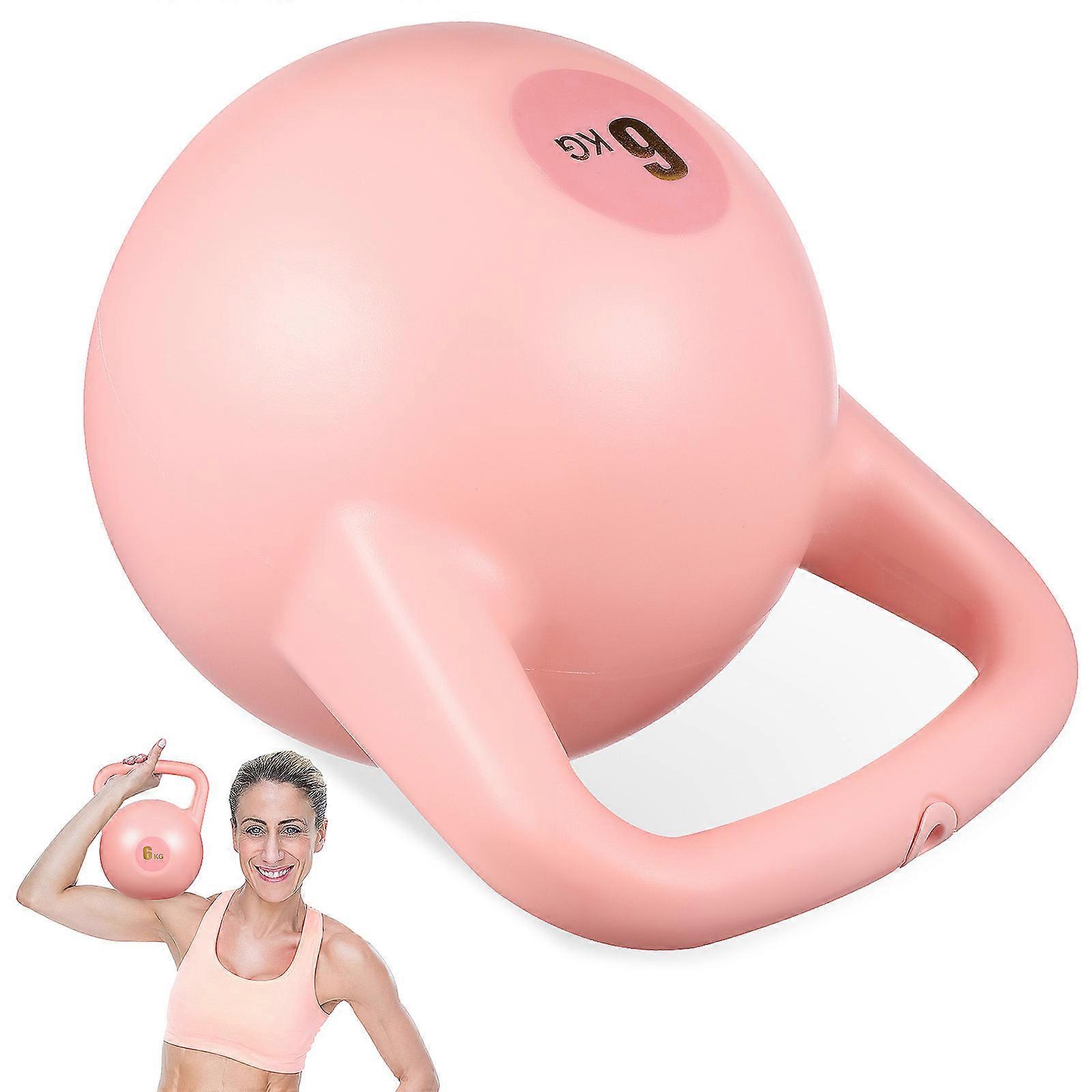 Filled Kettlebell for Gym Workouts Strength Training 6Kg