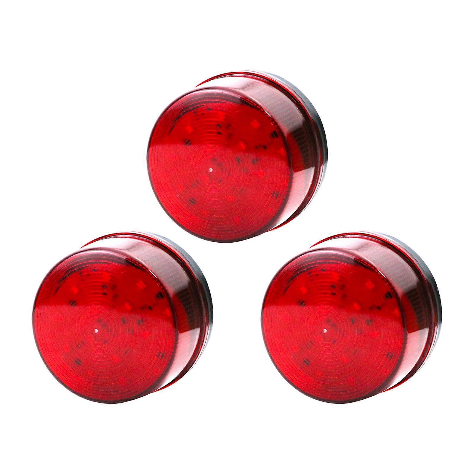 Low Electric 12V Safety Flashing Light with Flashing Alerts Function Water Resistant Designs Lamp for Public Security Use Multicolor