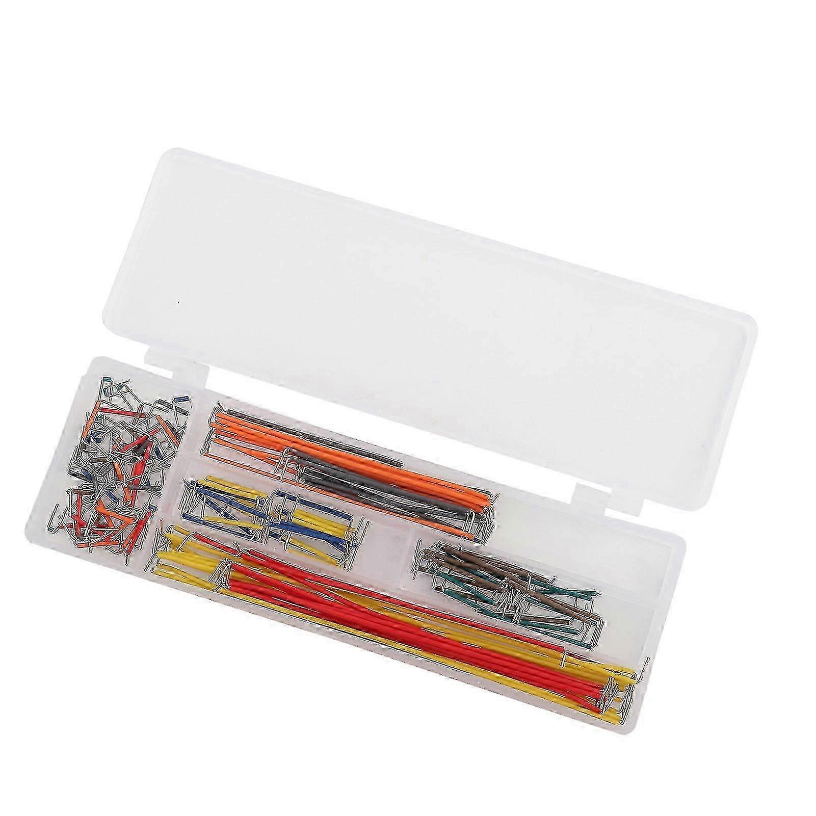 140pcs U Shape Solderless Breadboard Jumper Cable Wire Kit Box for DIY Shield 2025
