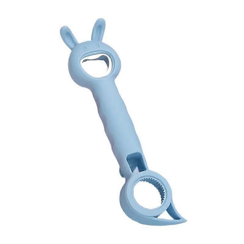 Can Opener for Easy and Quick Use, Portable for Home Kitchen and Outdoor Camping Trips Blue