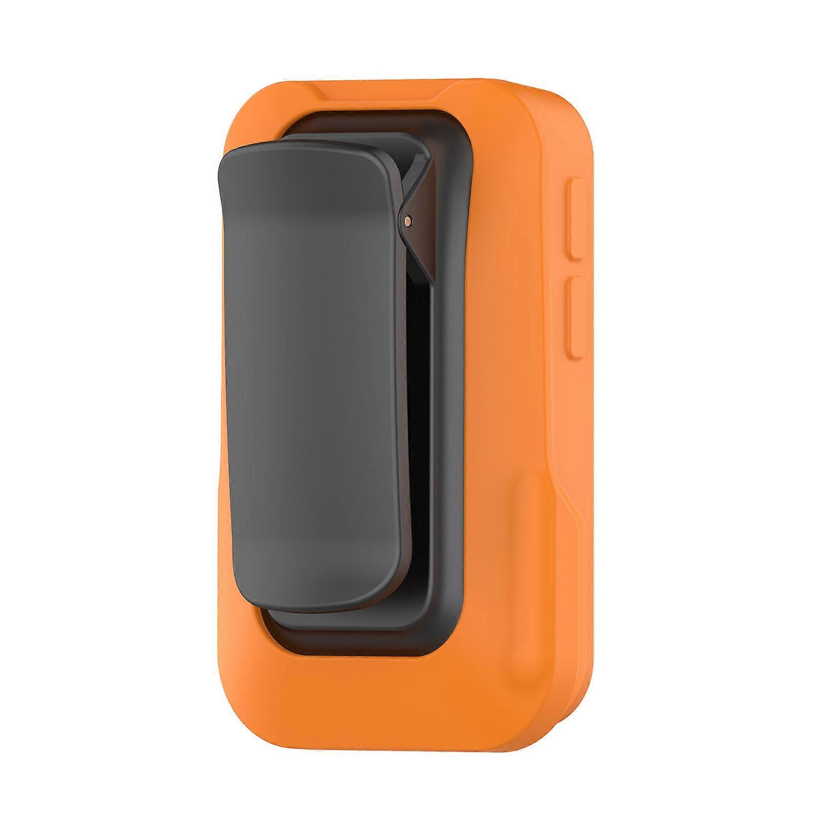 Scratch Resistant Shockproof Silicone Case Guard Sleeve For Approach Solar Handheld Navigation Unit Outdoor Cyclometer  Orange