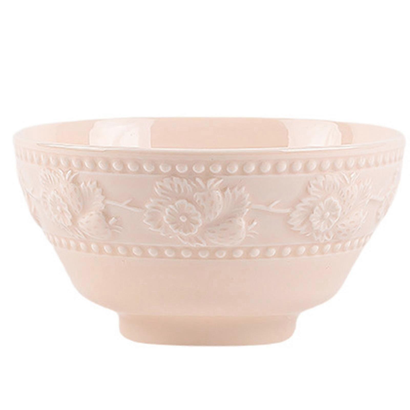 Ceramic Relief Dinnerware Elegant Romantic Ceramics Dinnerware for Home Kitchen