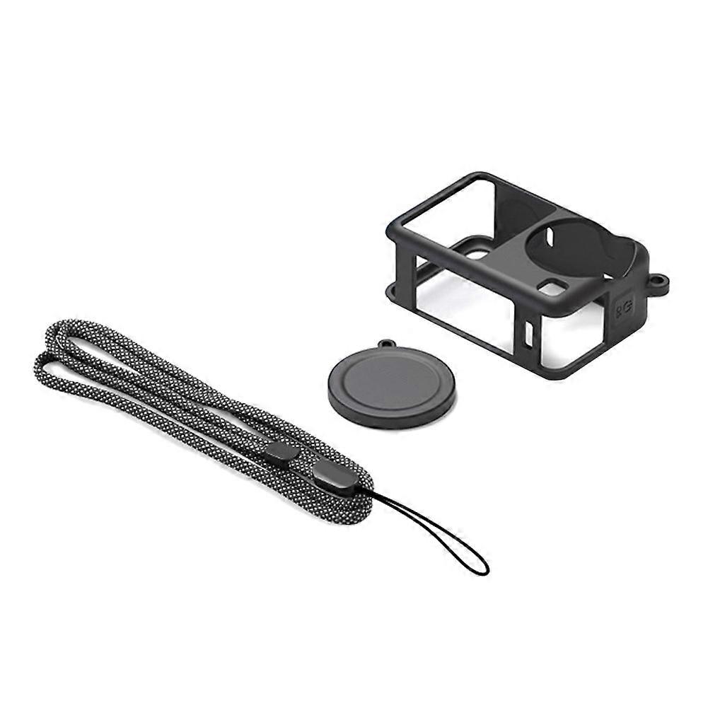 Silicone Protective Case for DJI Osmo Action 6 Scratch-Resistant Cover with Lens Protection Camera Accessory
