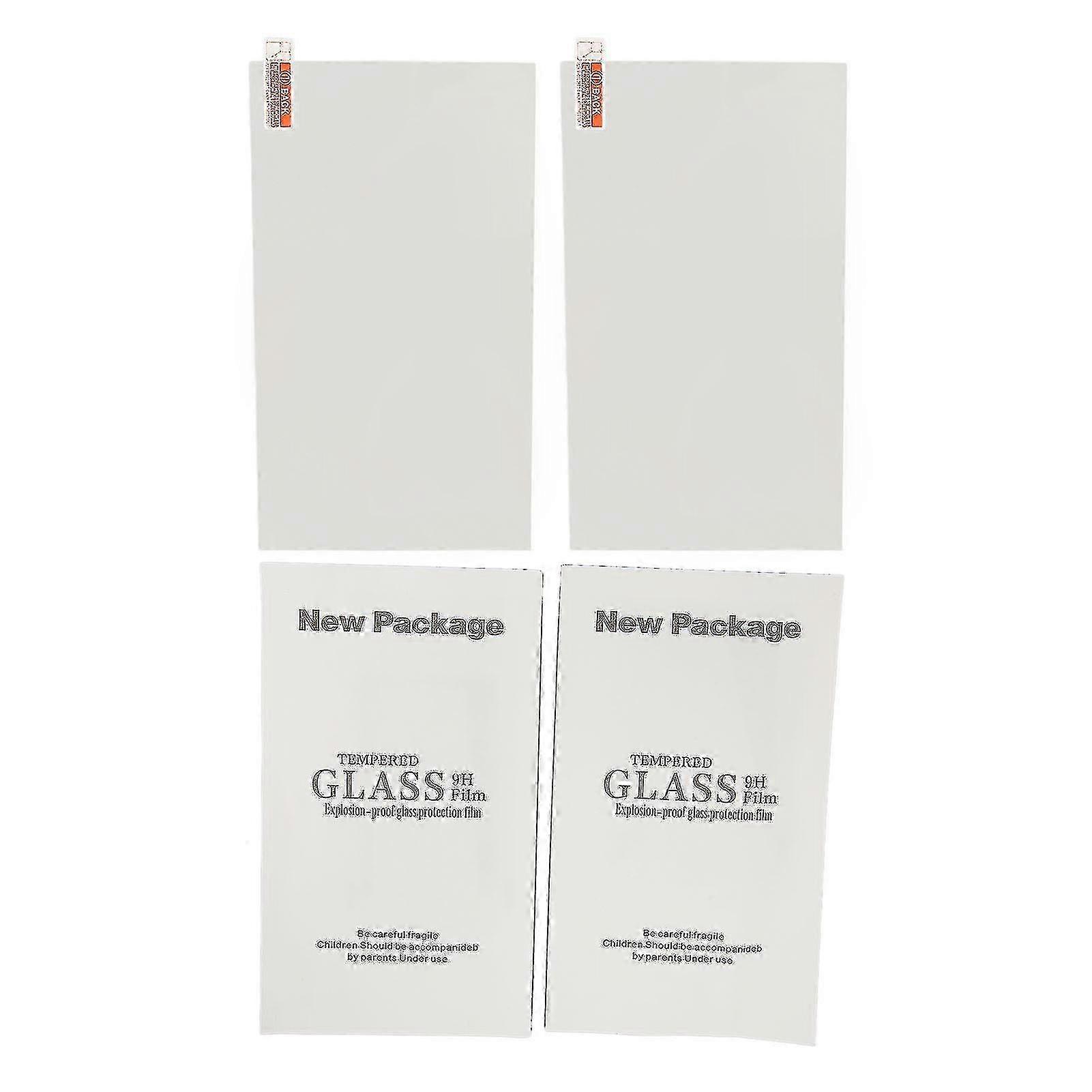 2Pcs Game Console Screen Protector Transparent Tempered Glass Film for Switch for OLED Host