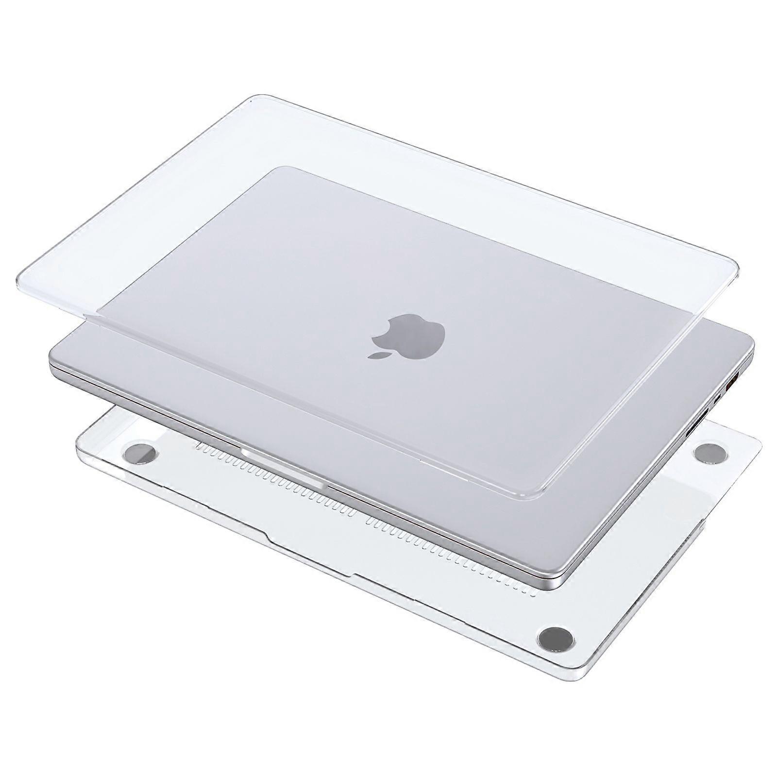 For MacBook Pro 16 inch (2024/2023/2021) Laptop Plastic Case Front and Back Transparent Protective Notebook Cover