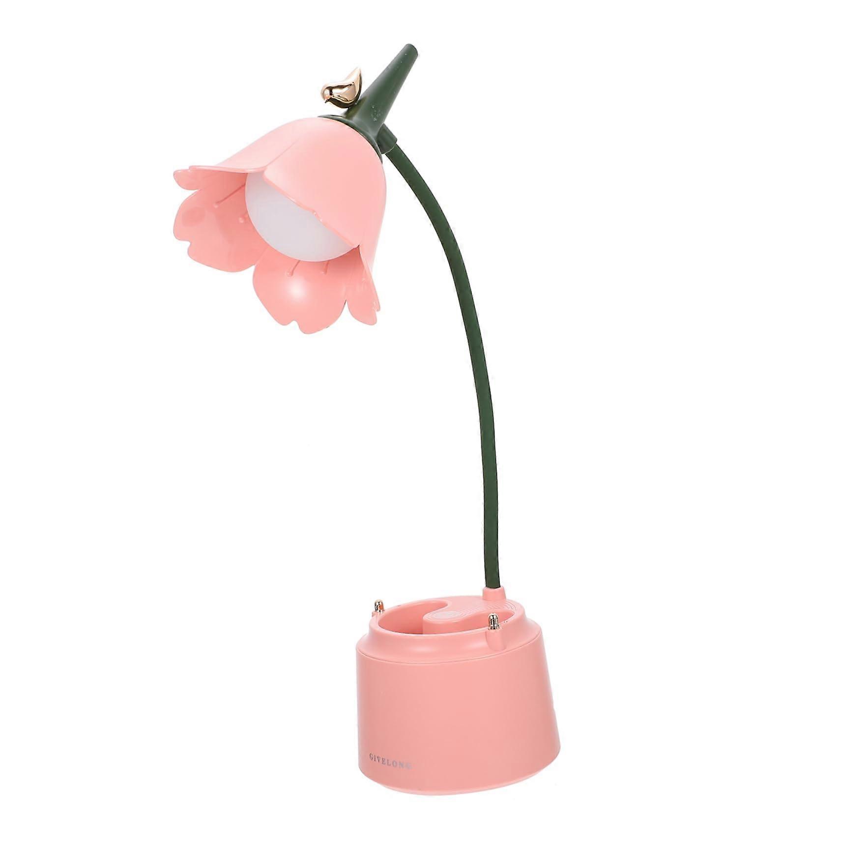 Rechargeable Eye Protection Lamp For Student Dorm With Pen Holder, Table Light, Adjustable ThreeTemperature Light