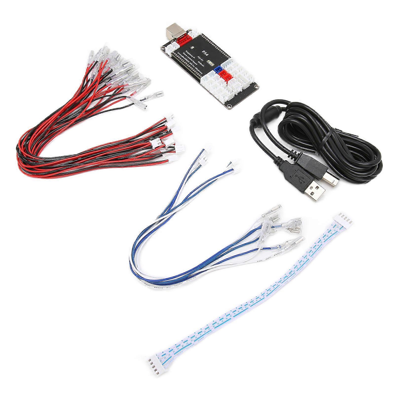 Arcade USB Encoder Zero Delay Game Controller DIY Code Board to Joystick Button Kits for PS4