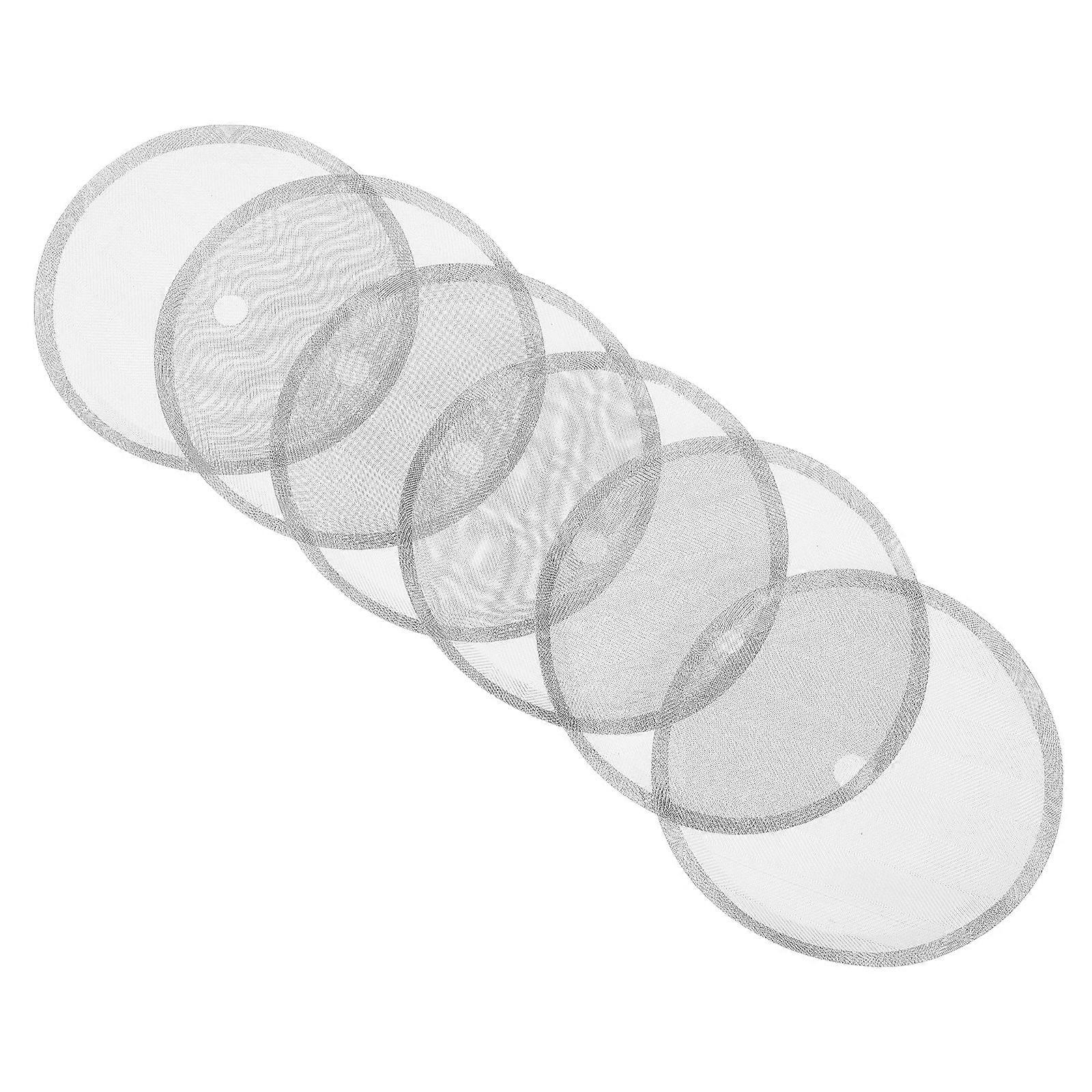 Reusable Coffee Pot Filter Stainless Steel Espresso Filter for 6Pcs