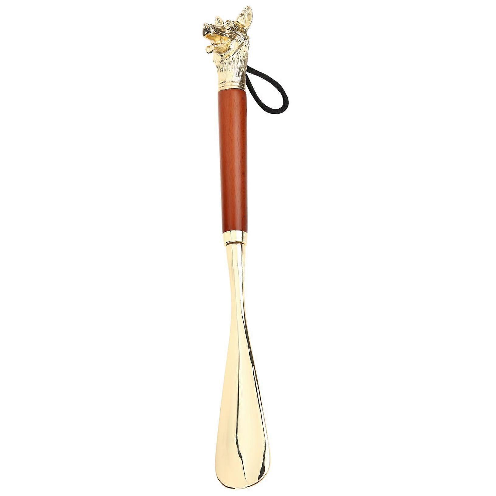 Long Handle Shoehorn with Dog Head Design for Seniors Men Women Easy Use Without Bending