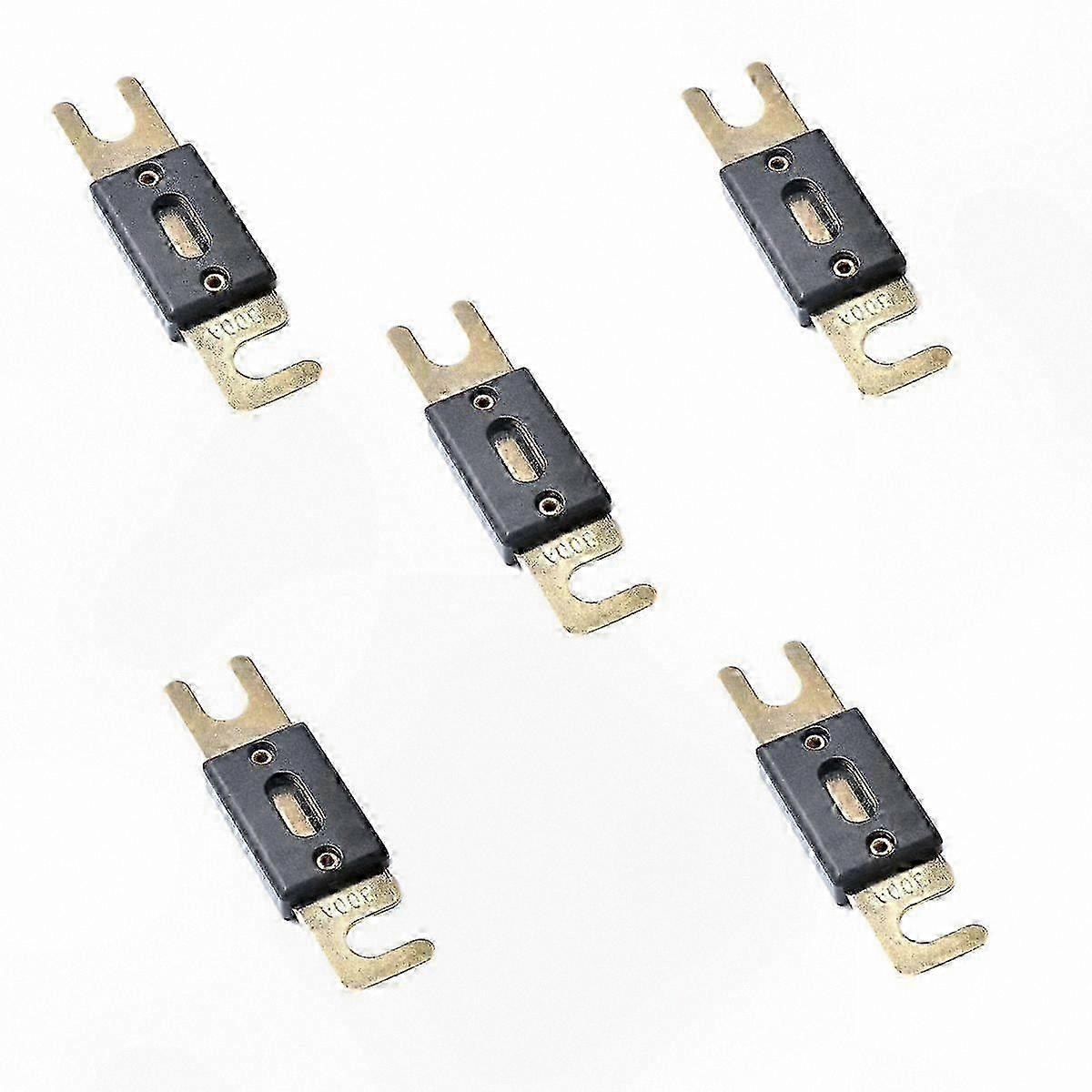 5-pack 300A ANL-säkringar med guldpläterade kontakter för kretsskydd