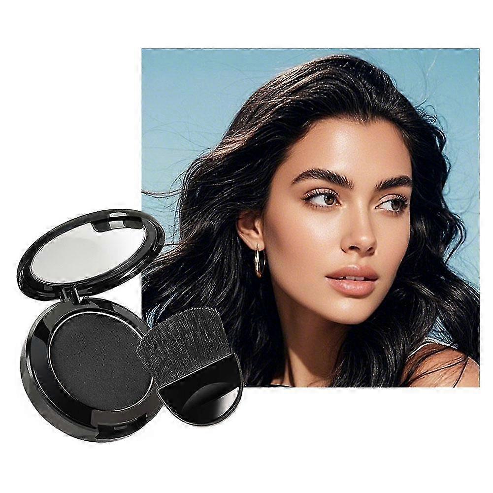 Natural Hairline Shading Powder with Brush for Effortless Root Shadow and High Coverage