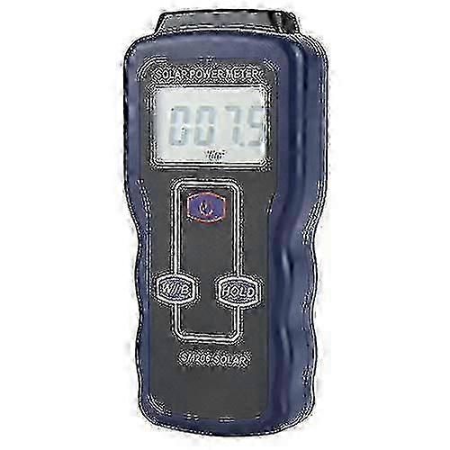 Solar Power Meter Sm206 Digital Solar Power Meter Sunlight Meter Radiations Measuring Testing Instrument Handheld Uv Strength Sunlight Mete4.7