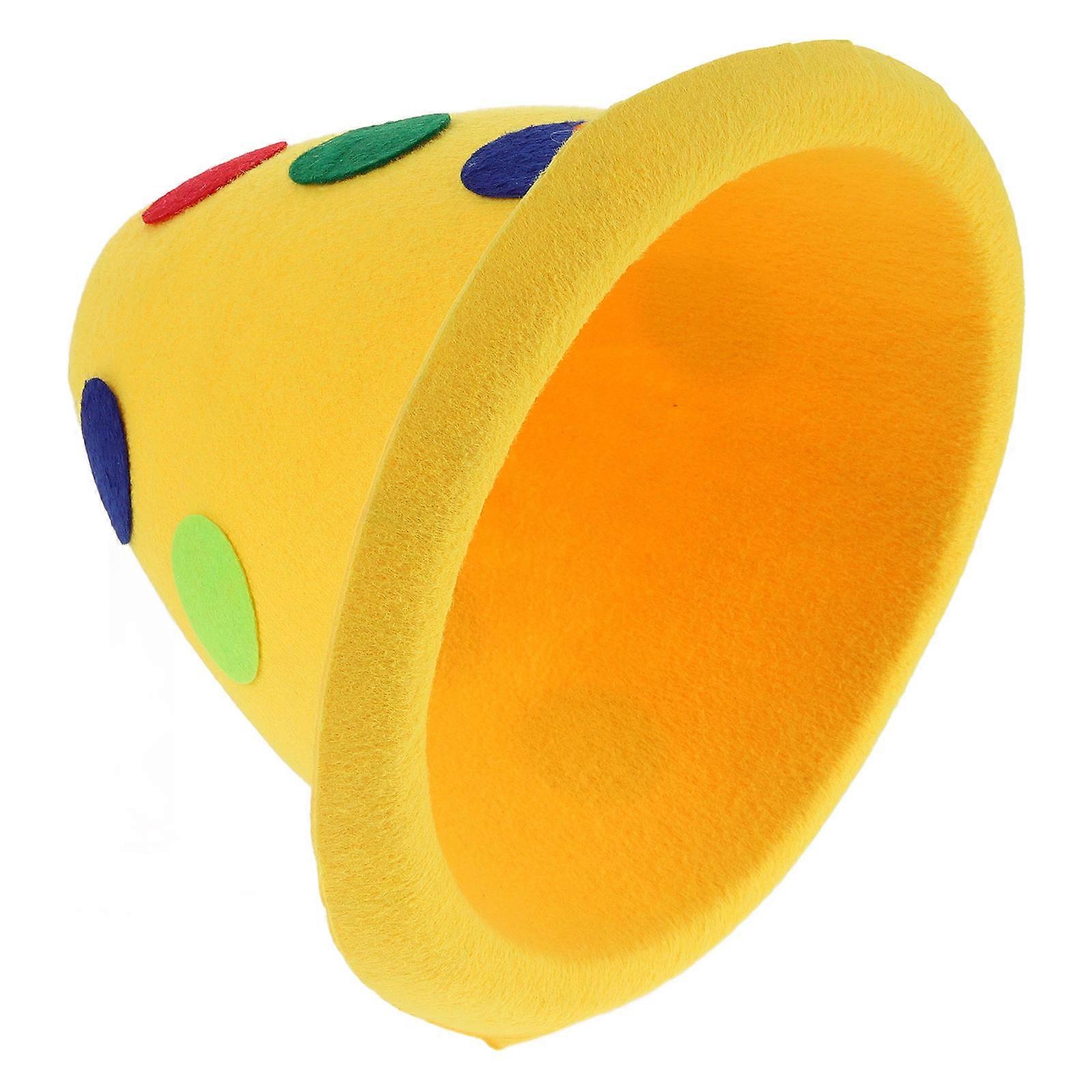Cylindrical Clown Hat Performance Costume For Special Occasions Featuring Multi Color Design 1Pack