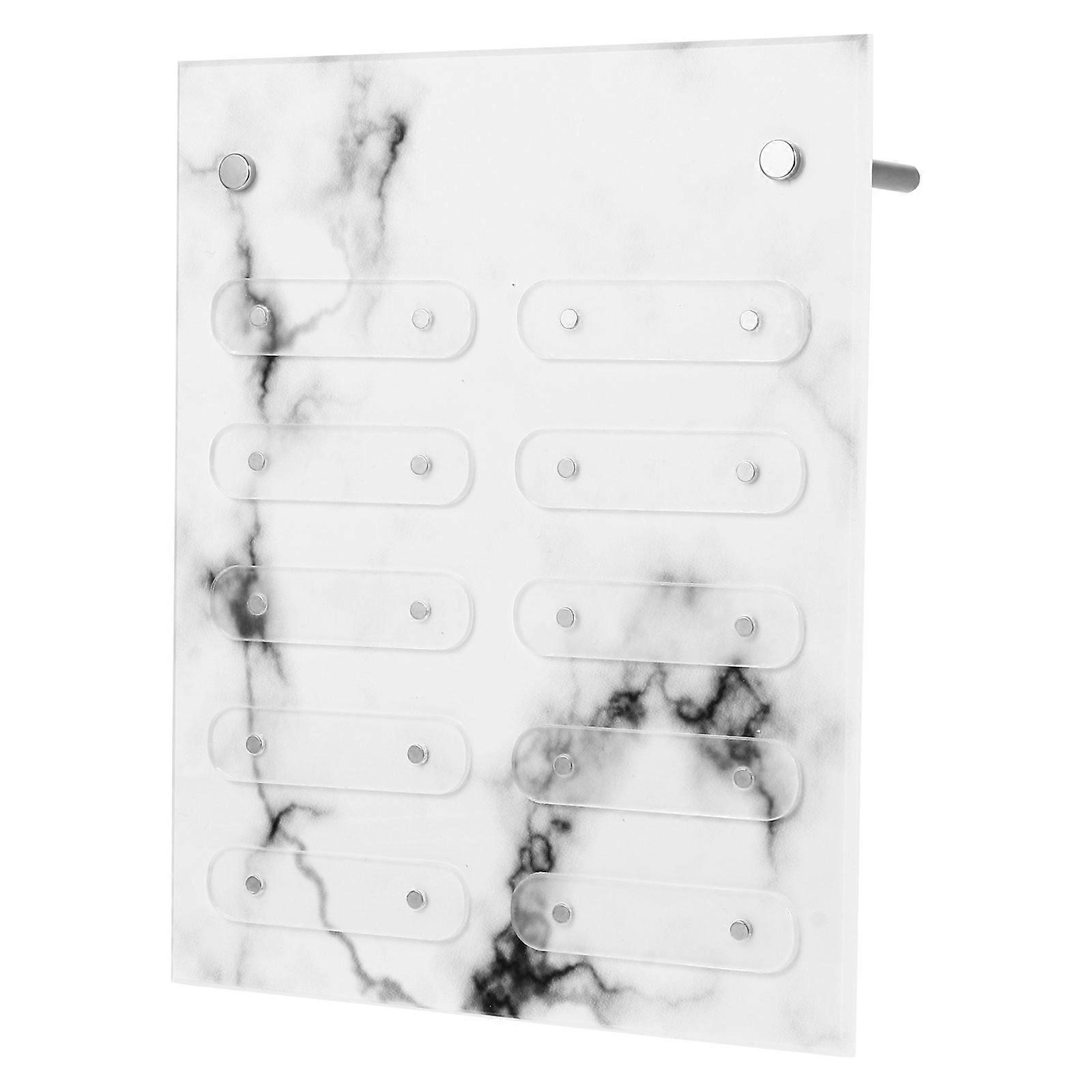 Manicure Display Board for Display with Multi Color Acrylic Holder