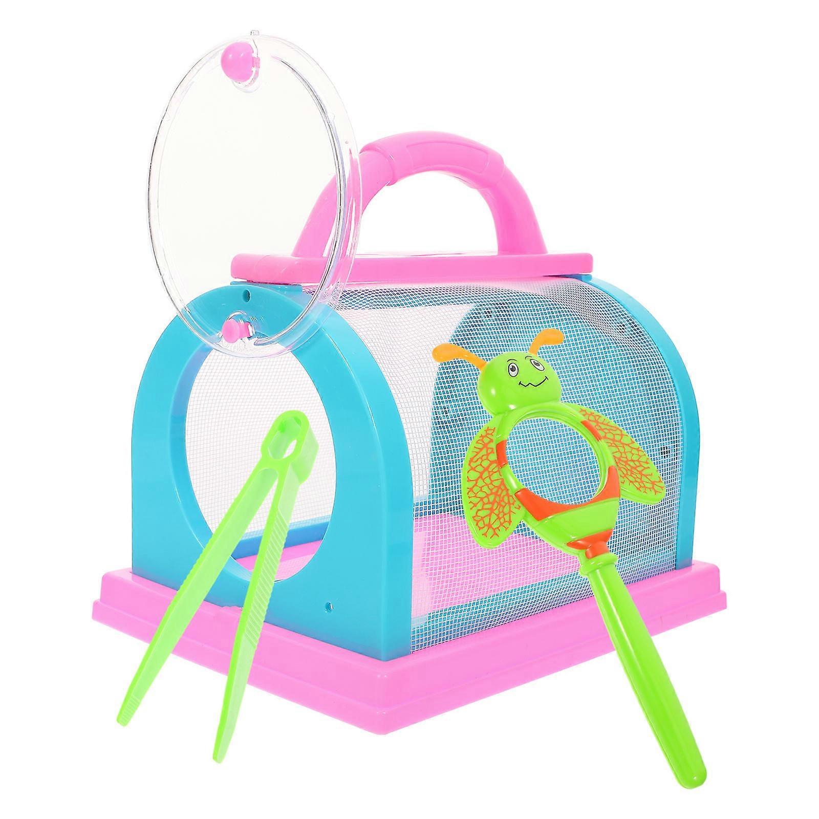 Handheld Cage Insect Holder for Viewing 1Set Outdoor Mesh Cage with Tools