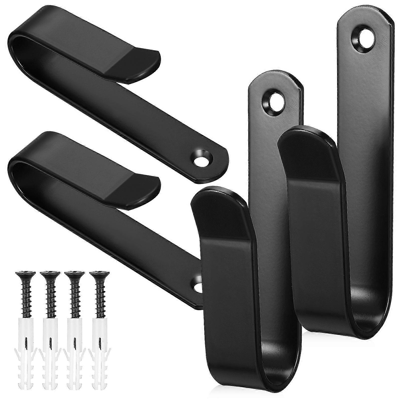 16Pcs Black Snowboard Wall Hook Heavy Duty Storage Hook