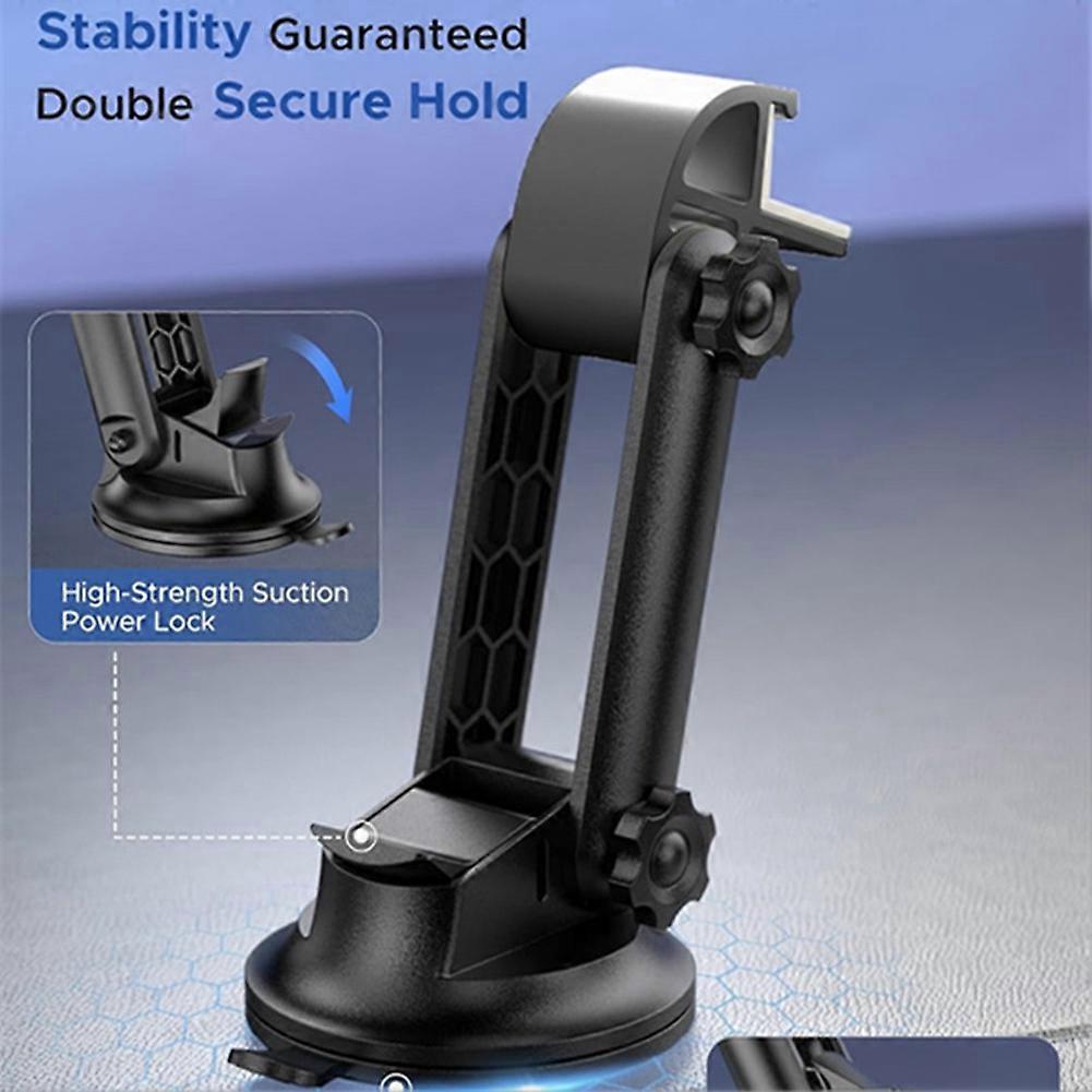  for Starlink Mini Car Mount for Dashboard Mounting Kit Sticky Suction Base Angle-Adjustable Secure Hold