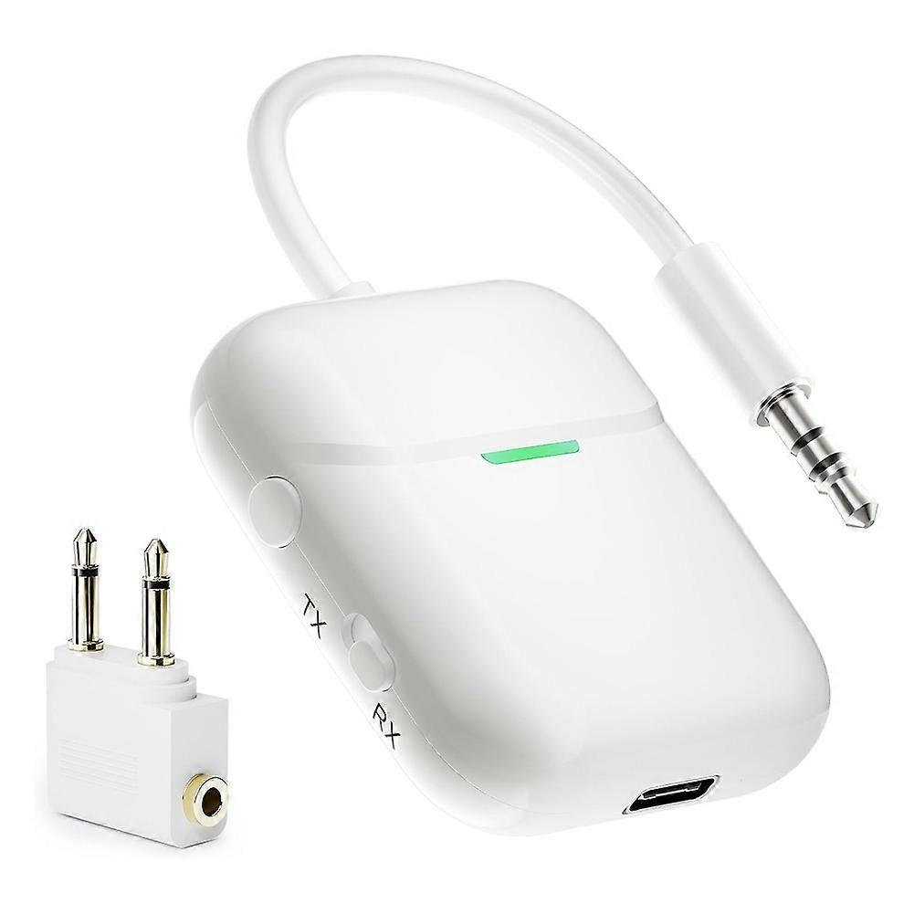 Bluetooth Wireless Audio Transmitter Receiver, Bluetooth Adapter for All 3.5mm Jacks
