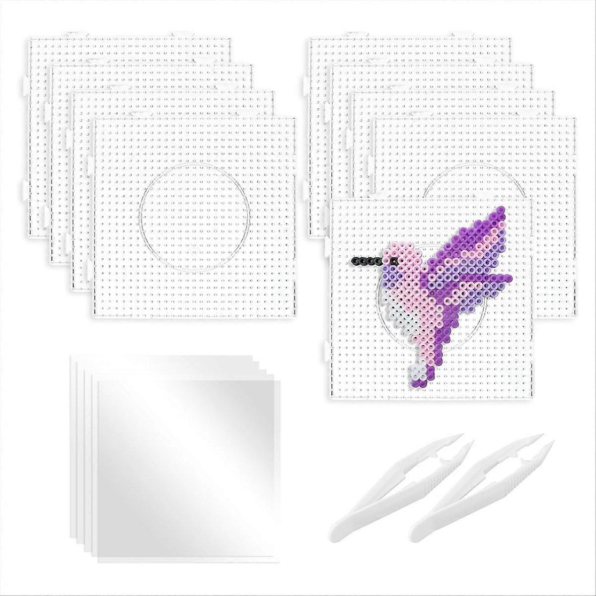 9pcs 5mm Large Square Beading Nail Board Plastic Beading Board