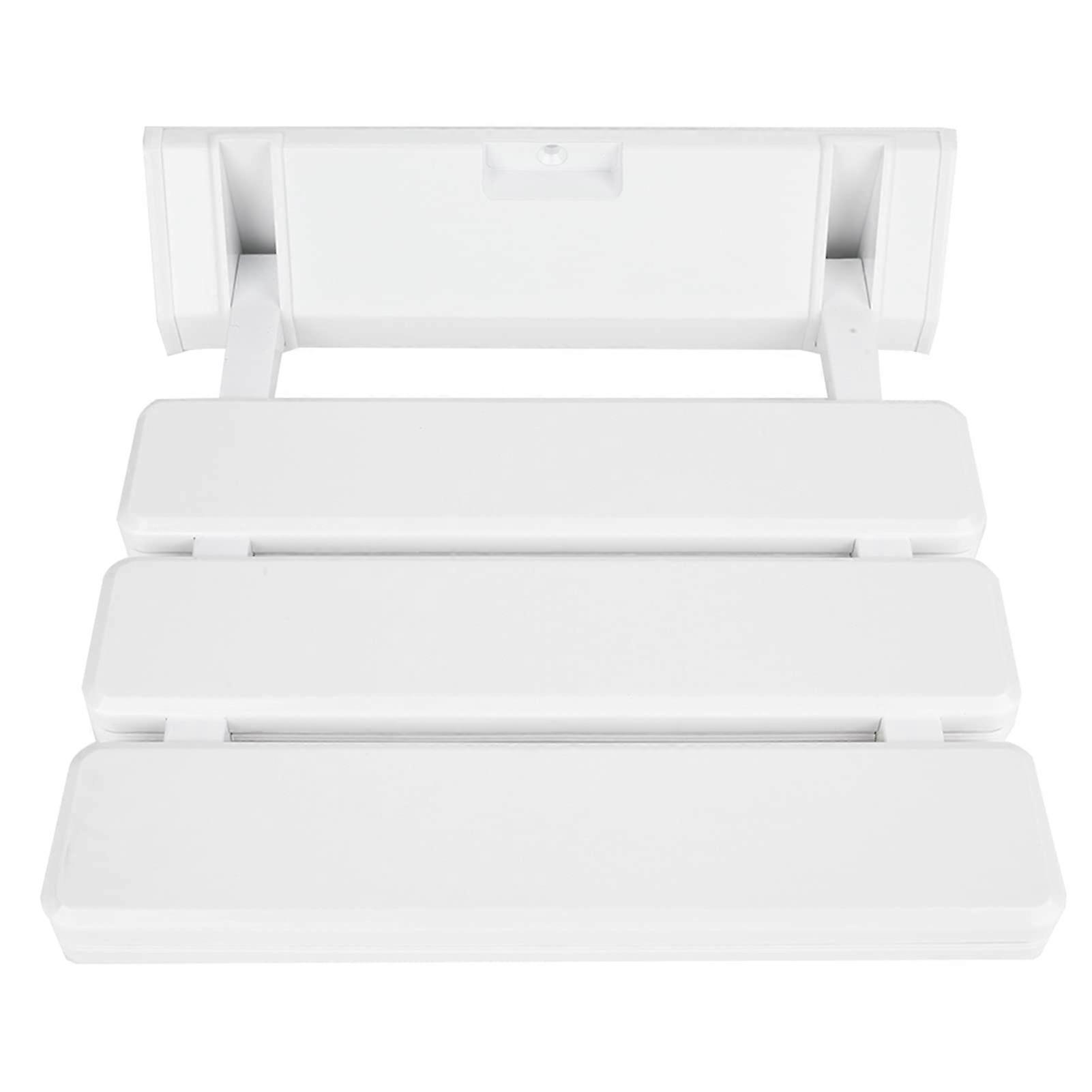 Wall Mounted Folding Shower Seat for Elderly and Handicap, 286lb Capacity SpaceSaving Bench