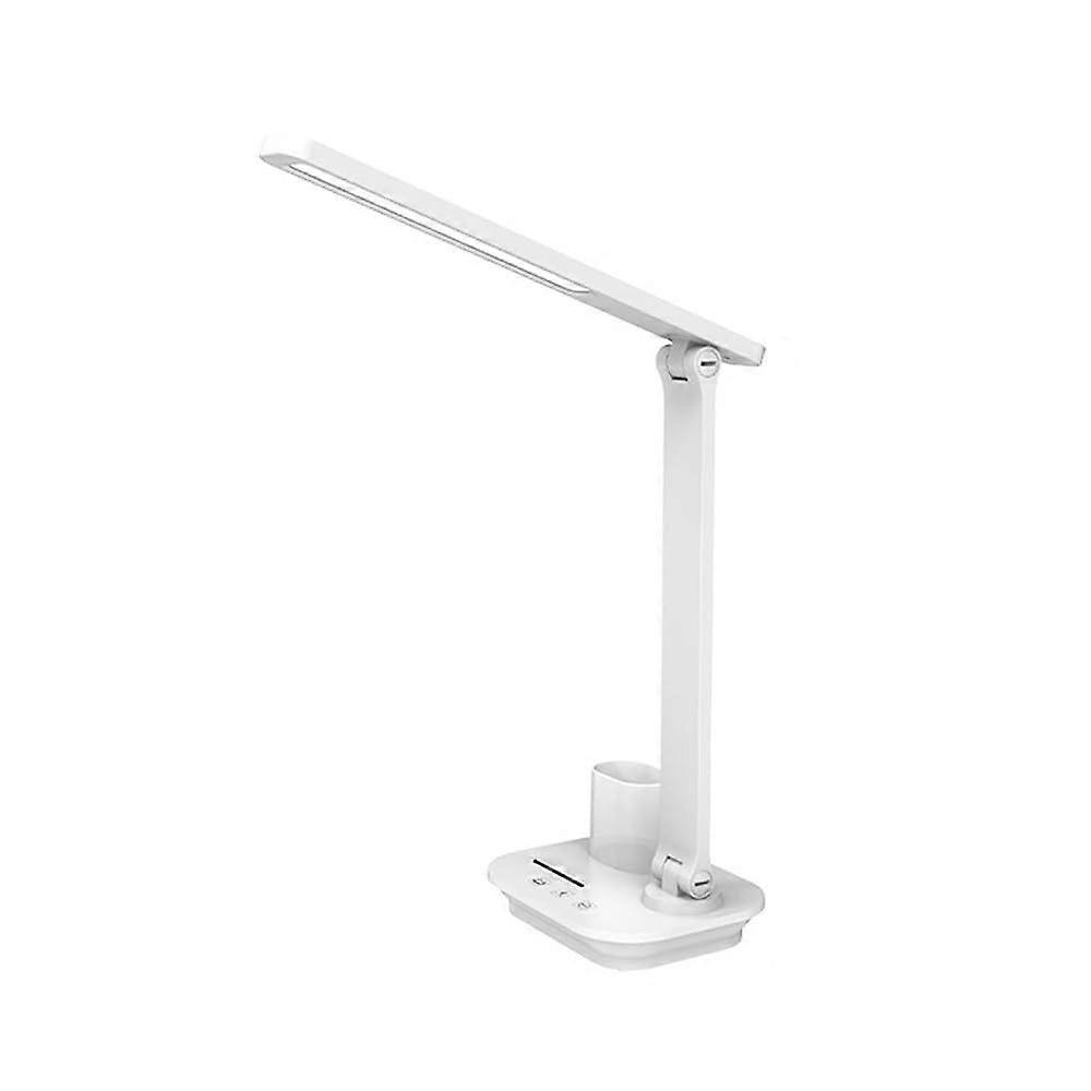 LED Desk Lamp Rechargeable EyeFriendly Foldable Design with Pen Holder for Reading and Study