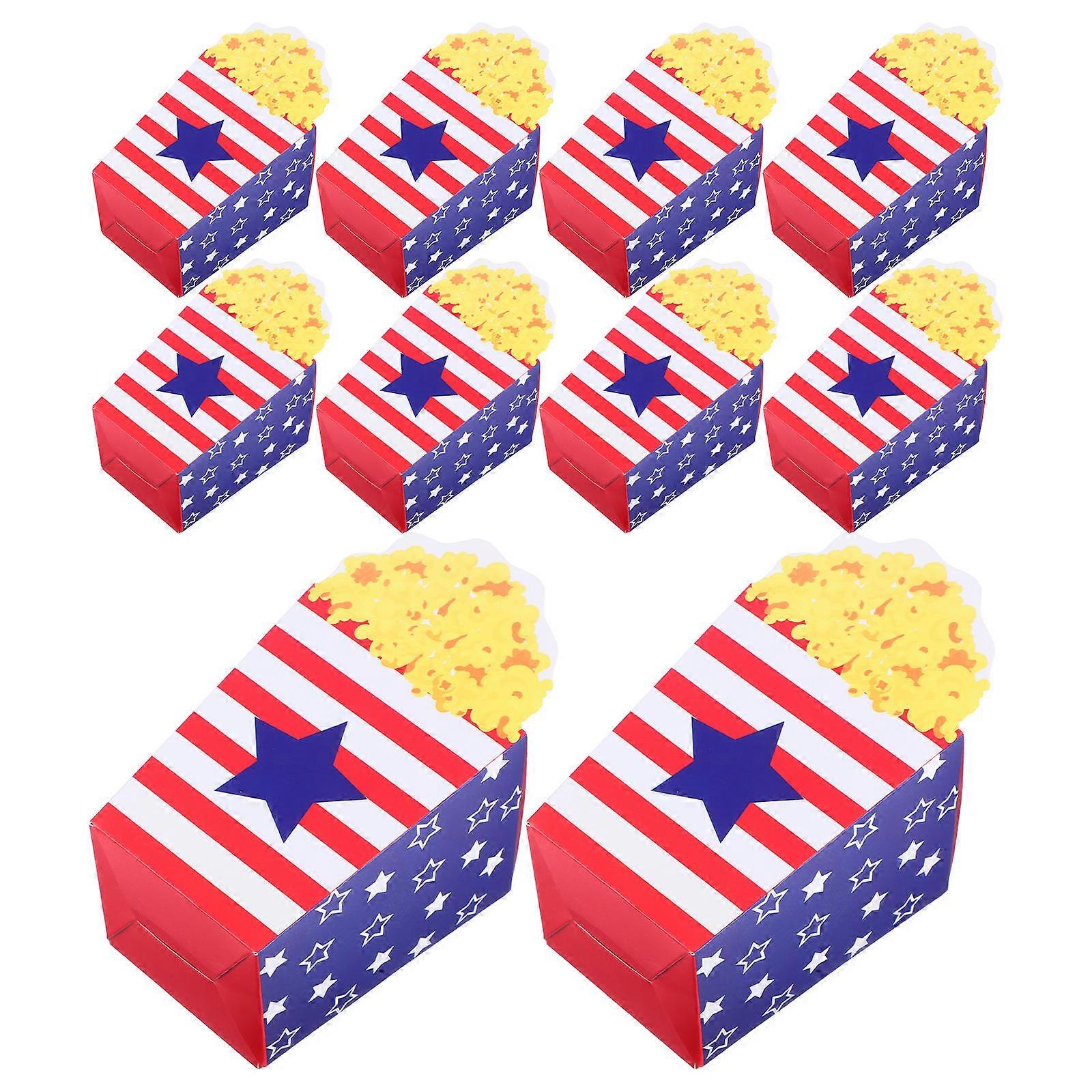 Independence Day Candy Packaging Boxes Treat Boxes for Baby Shower 10Pcs
