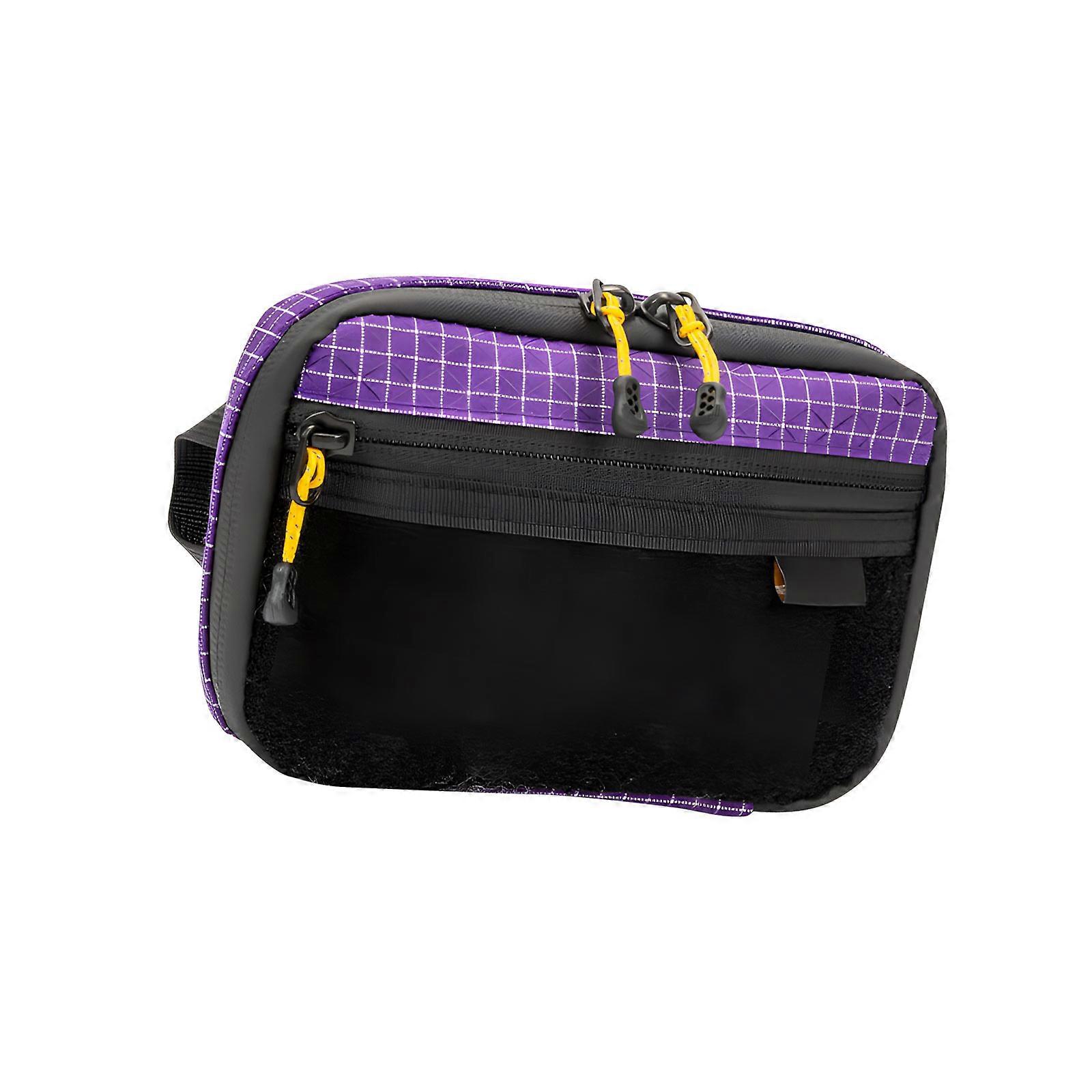 Multiple Purpose Luggage Highlighting Multiple Compartments Impermeable Slide Safeguarding Individual Items Security  Purple