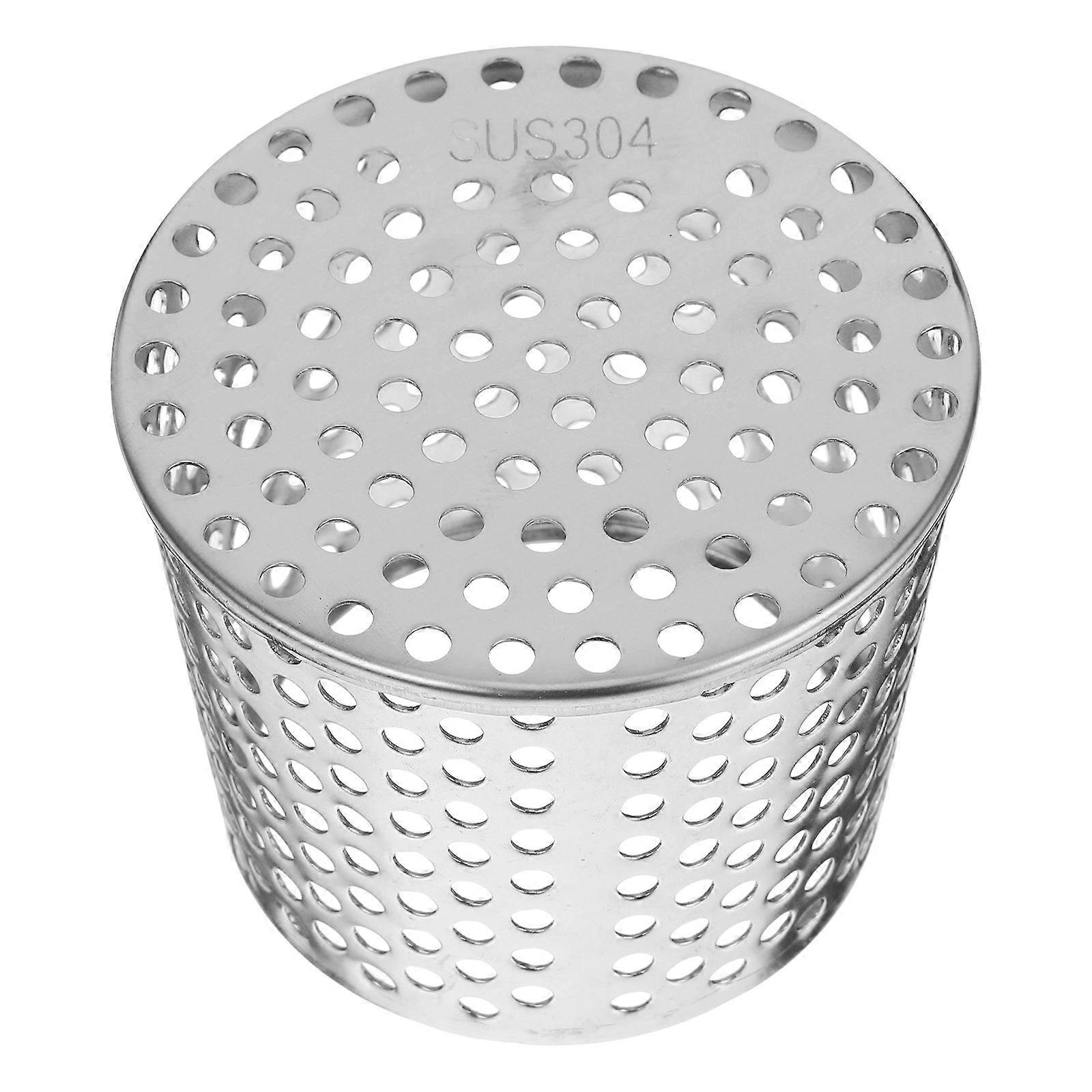 Silver Stainless Steel Downspout Filter Strainer for Floor Drain