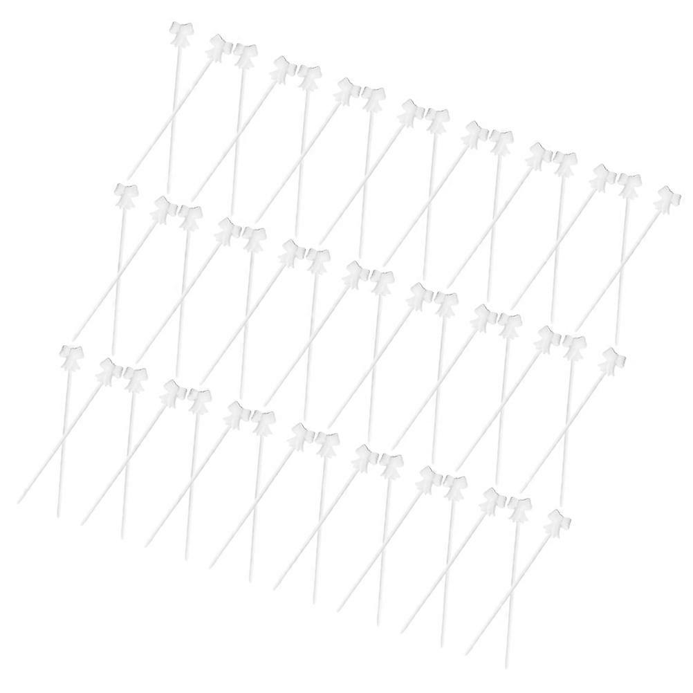 White Bowknot for Party Decorations 100Pcs