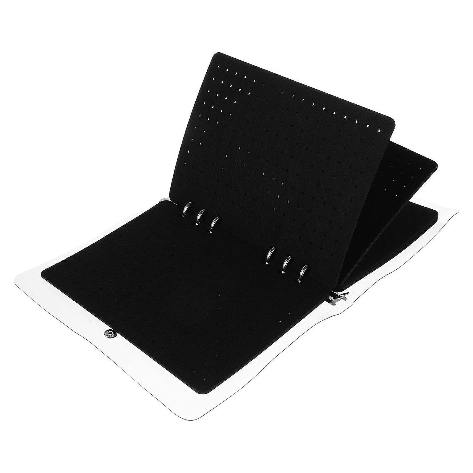 Enamel Pin Display Binder Portable Pin Holder Book For Collectors Rectangular Felt Pin Storage 1Pcs