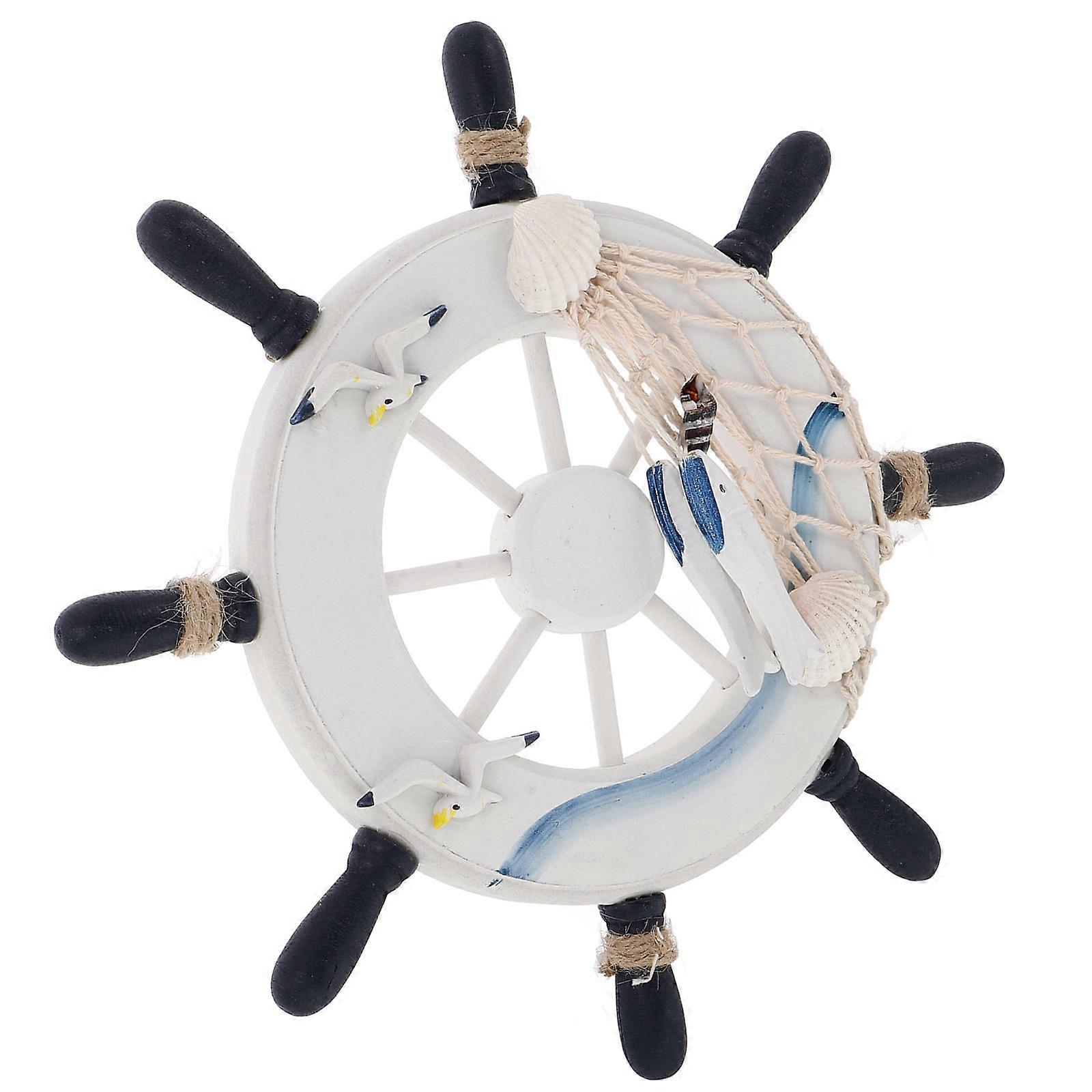Boat Steering Wheel Wall Hanging Nautical Marine Wall Decor