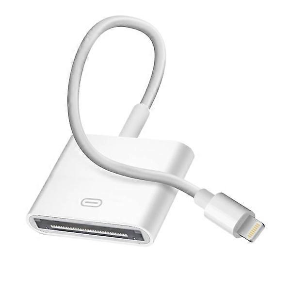 Lightning to 30-pin Charging Adapter Cable White