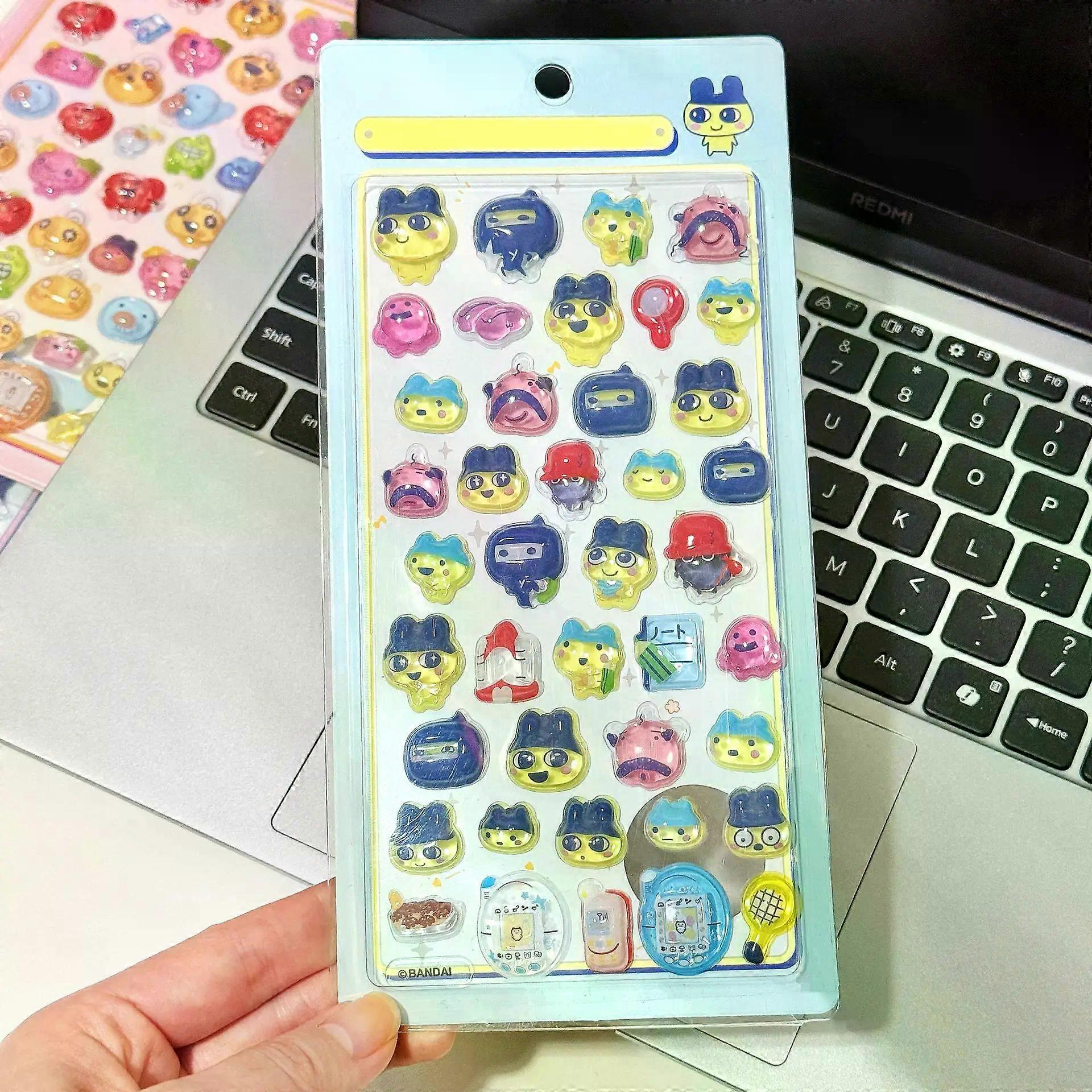 Cartoon Tamagotchi Stickers DIY Scrapbook Laptop Decal Bonbon Drop Seal Stickers Scrapbook Party Favors Gifts �ܥ�ܥ� �ɥ�åץ��`��